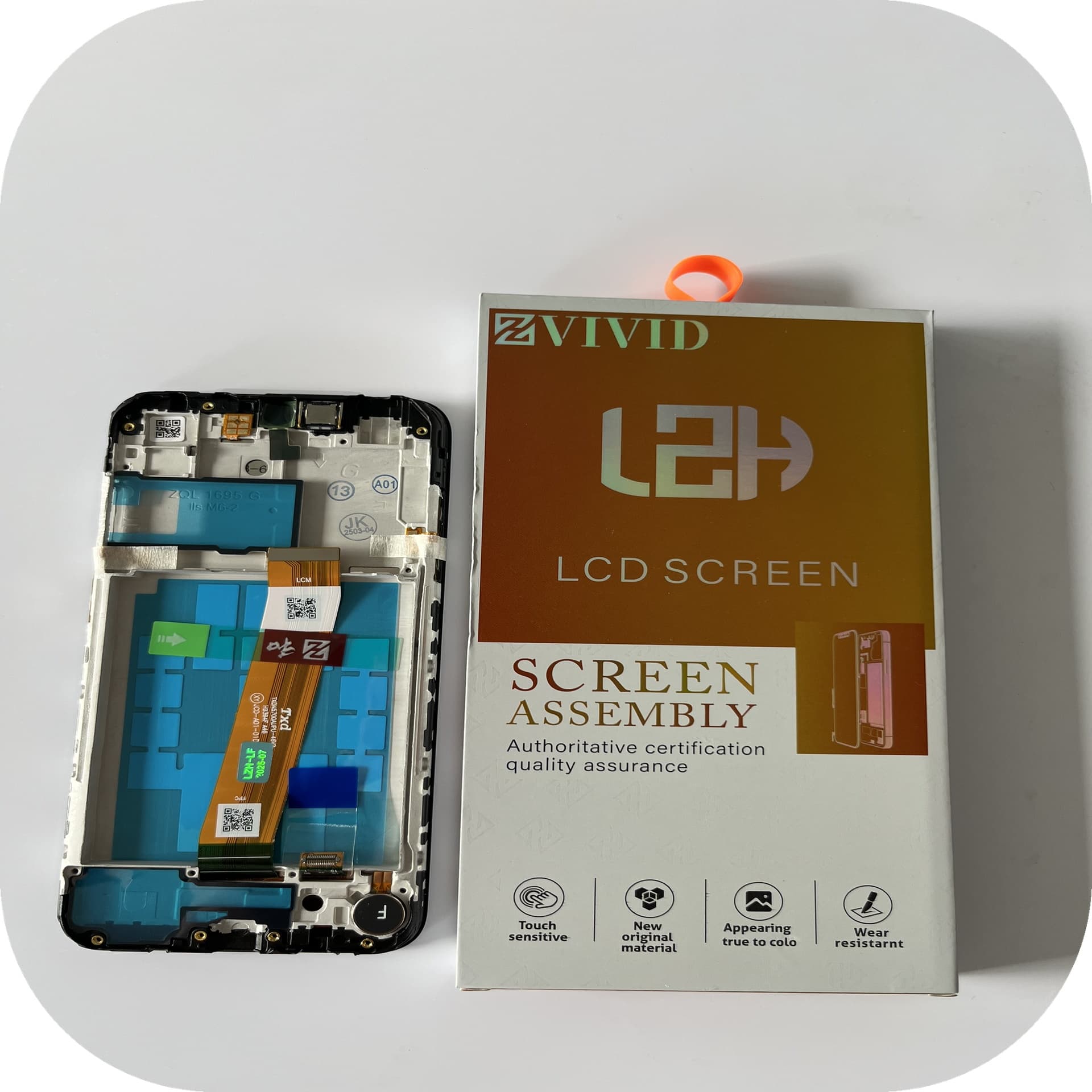 FRONTAL TELA SAMSUNG A01 PLST TFT COM ARO LZH