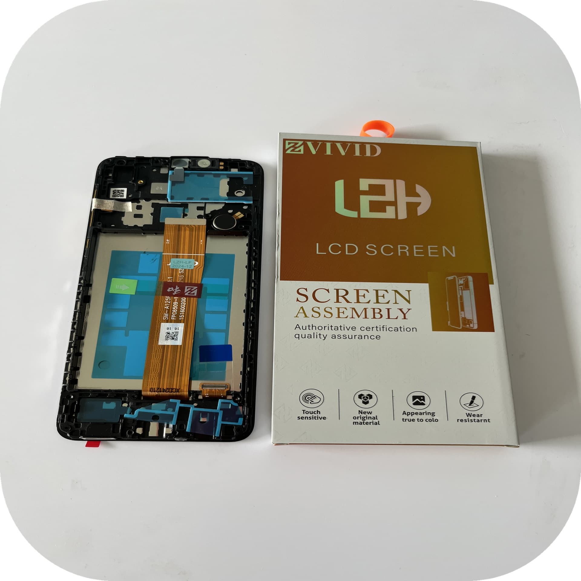 FRONTAL TELA SAMSUNG A02 IPS LCD COM ARO LZH