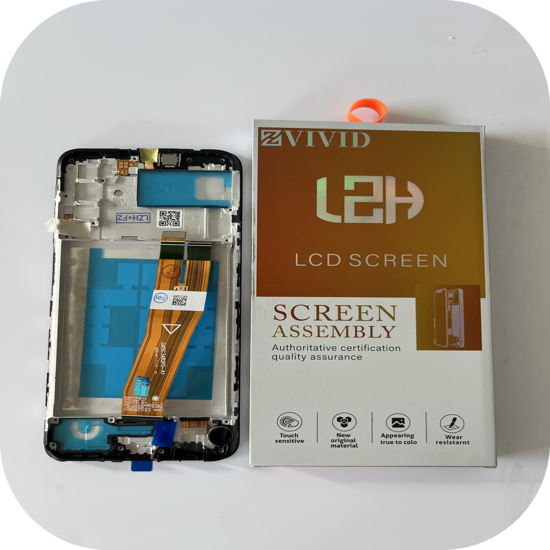 FRONTAL TELA SAMSUNG A03S IPS LCD COM ARO LZH