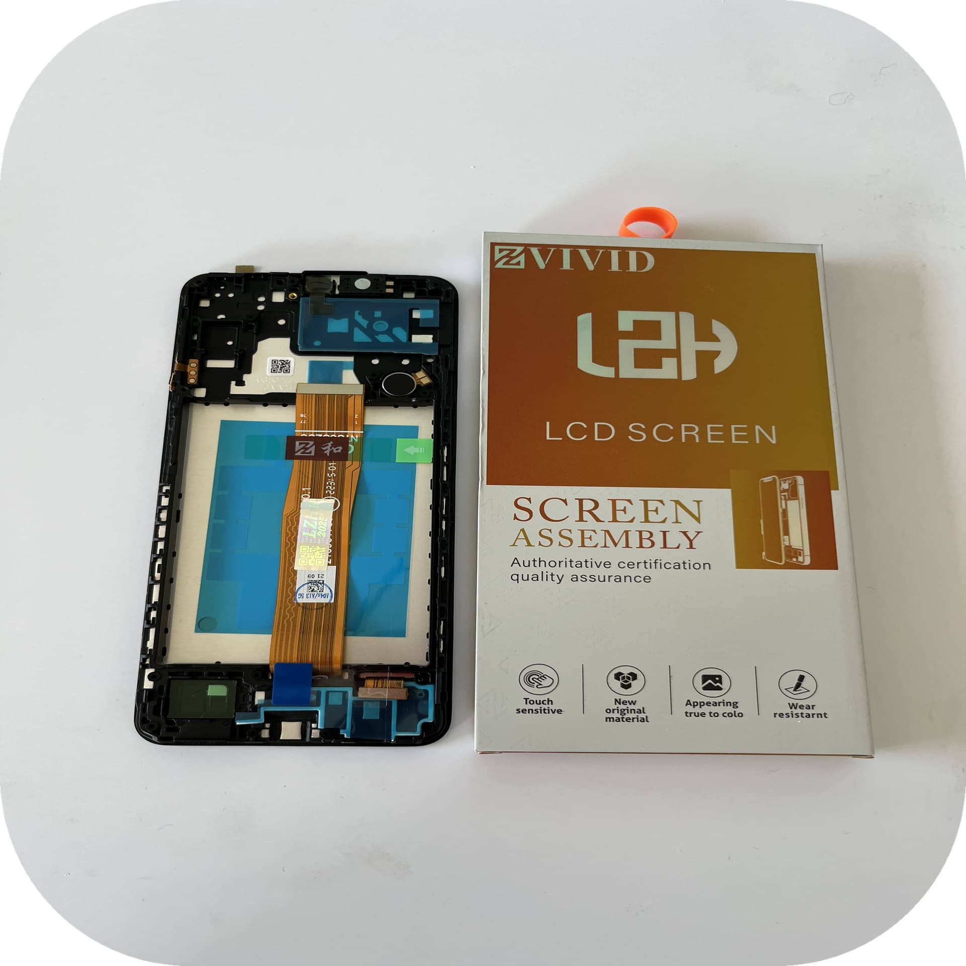 FRONTAL TELA SAMSUNG A04S PLS LCD COM ARO LZH