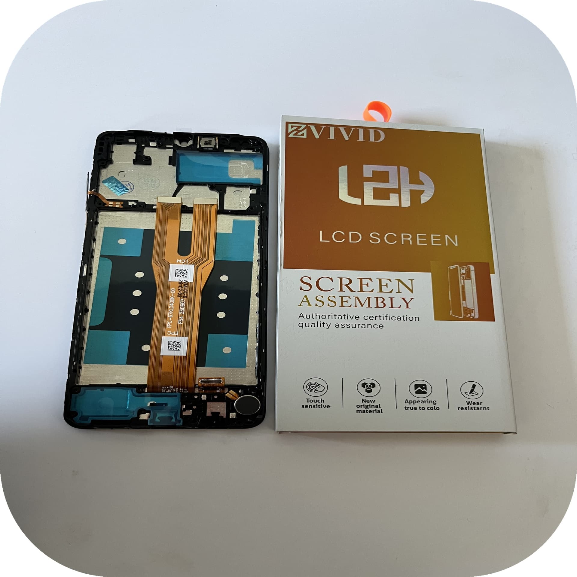 FRONTAL TELA SAMSUNG A06 4G PLS LCD COM ARO LZH