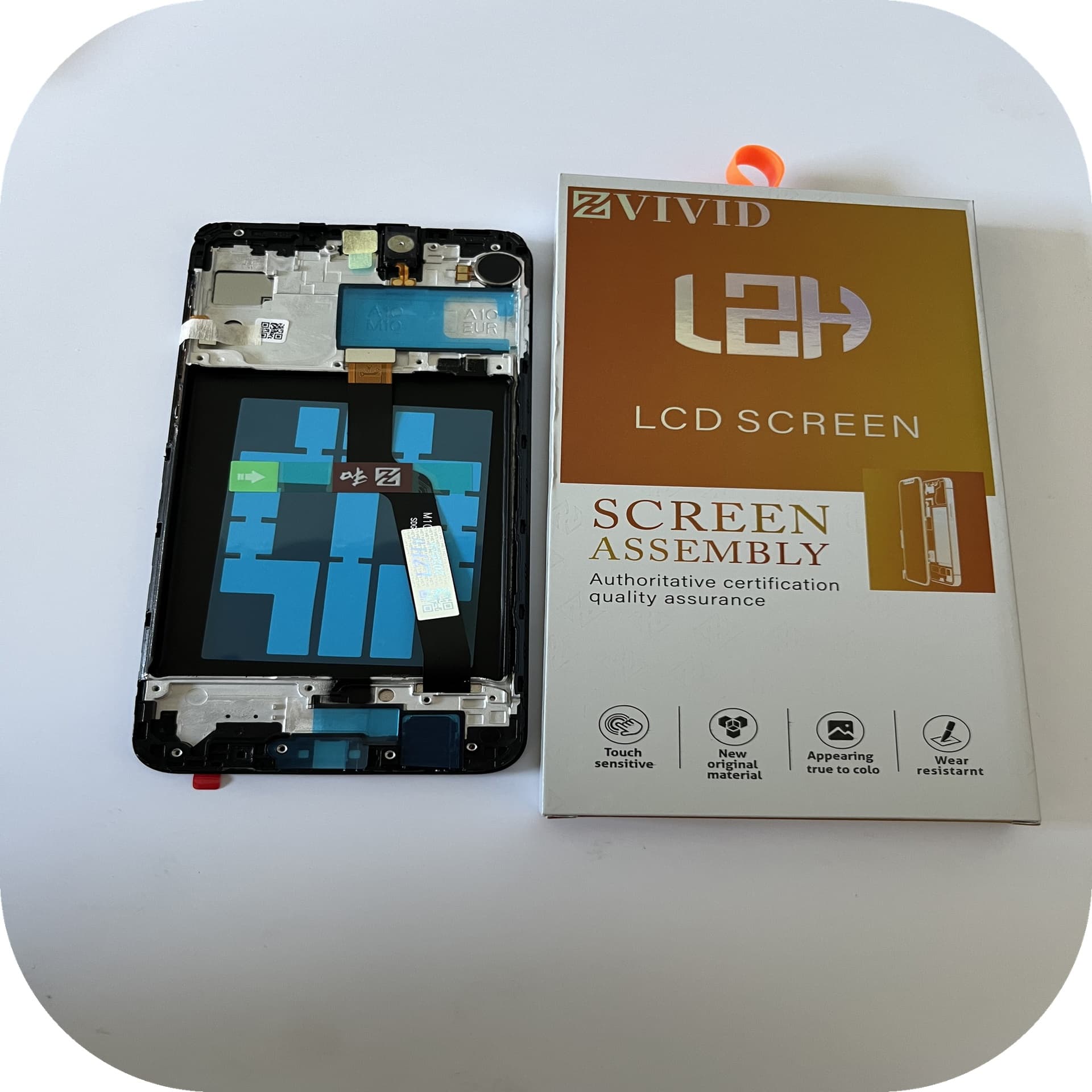 FRONTAL TELA SAMSUNG A10 TFT LCD COM ARO LZH