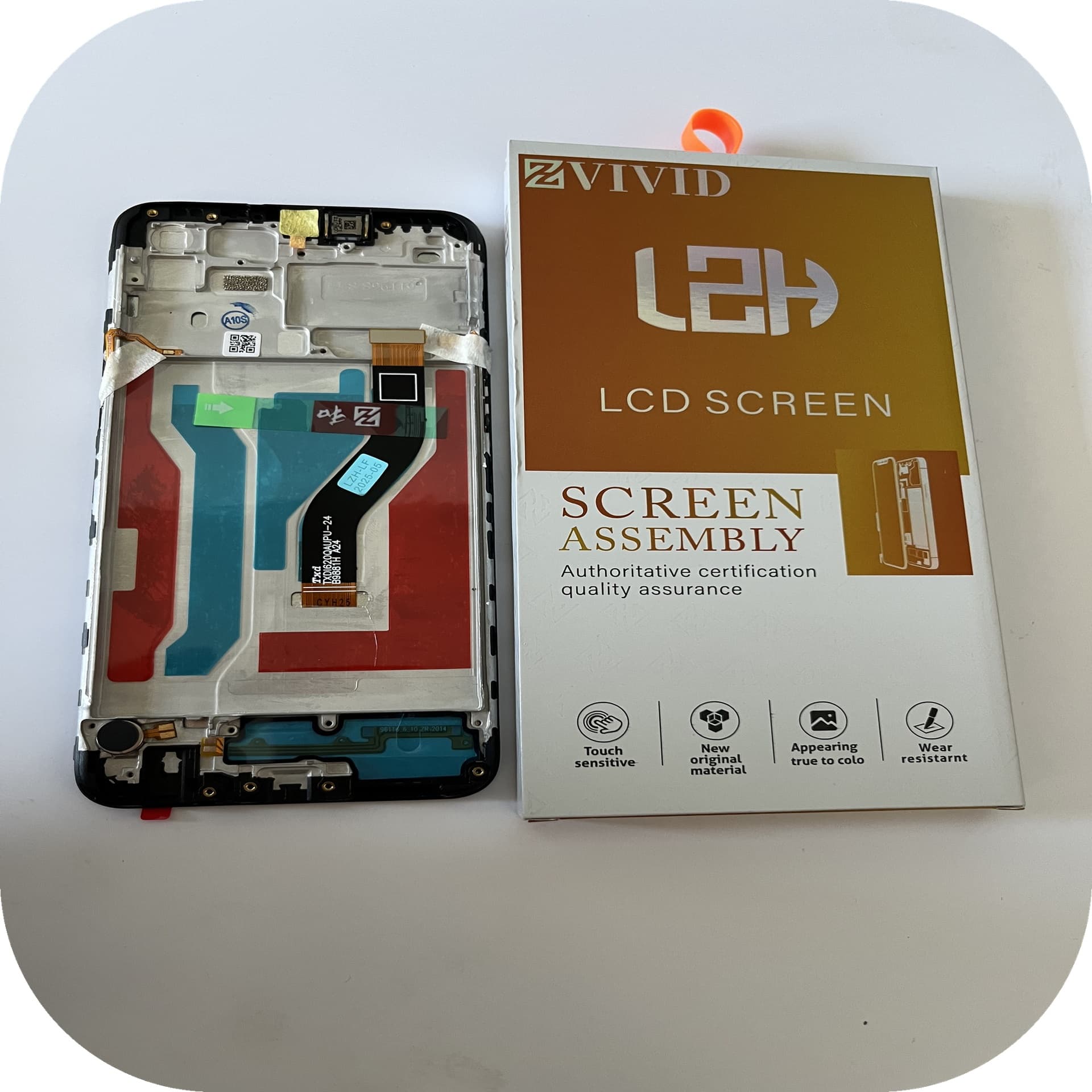 FRONTAL TELA SAMSUNG A10S COM ARO TFT LCD LZH