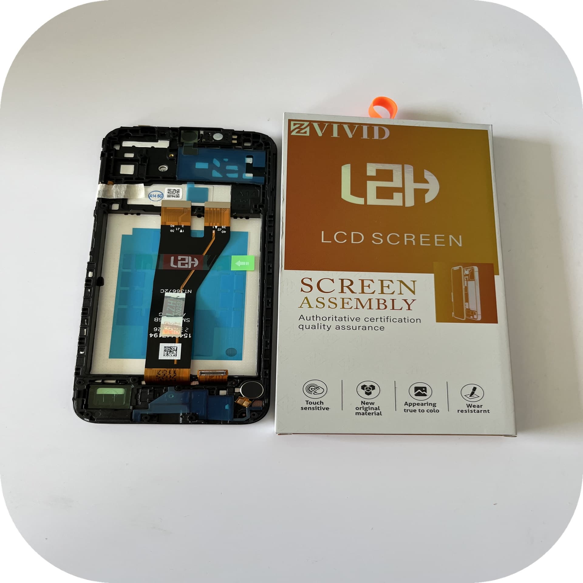 FRONTAL TELA SAMSUNG A14 5G PLS LCD COM ARO LZH