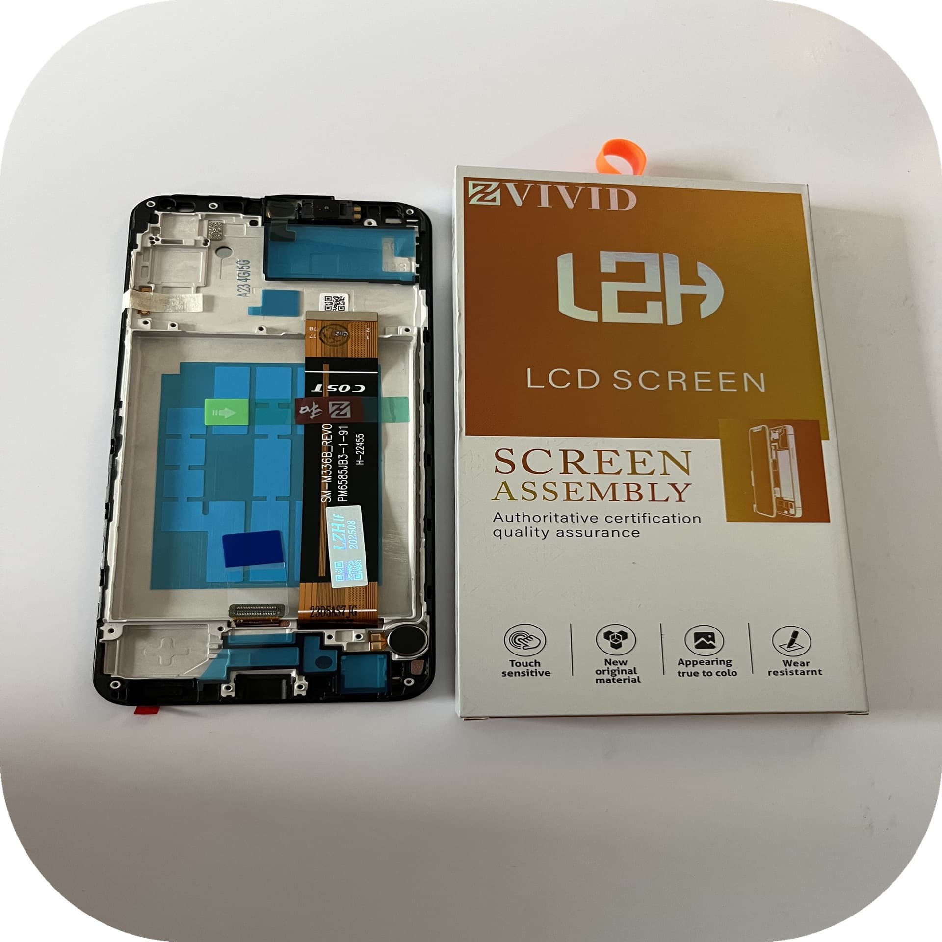 FRONTAL TELA SAMSUNG A23 5G PLS LCD COM ARO LZH