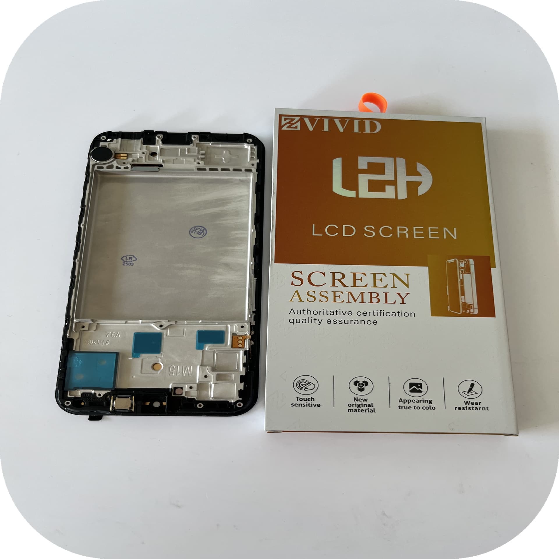 FRONTAL TELA SAMSUNG M15 OLED VIVID COM ARO LZH