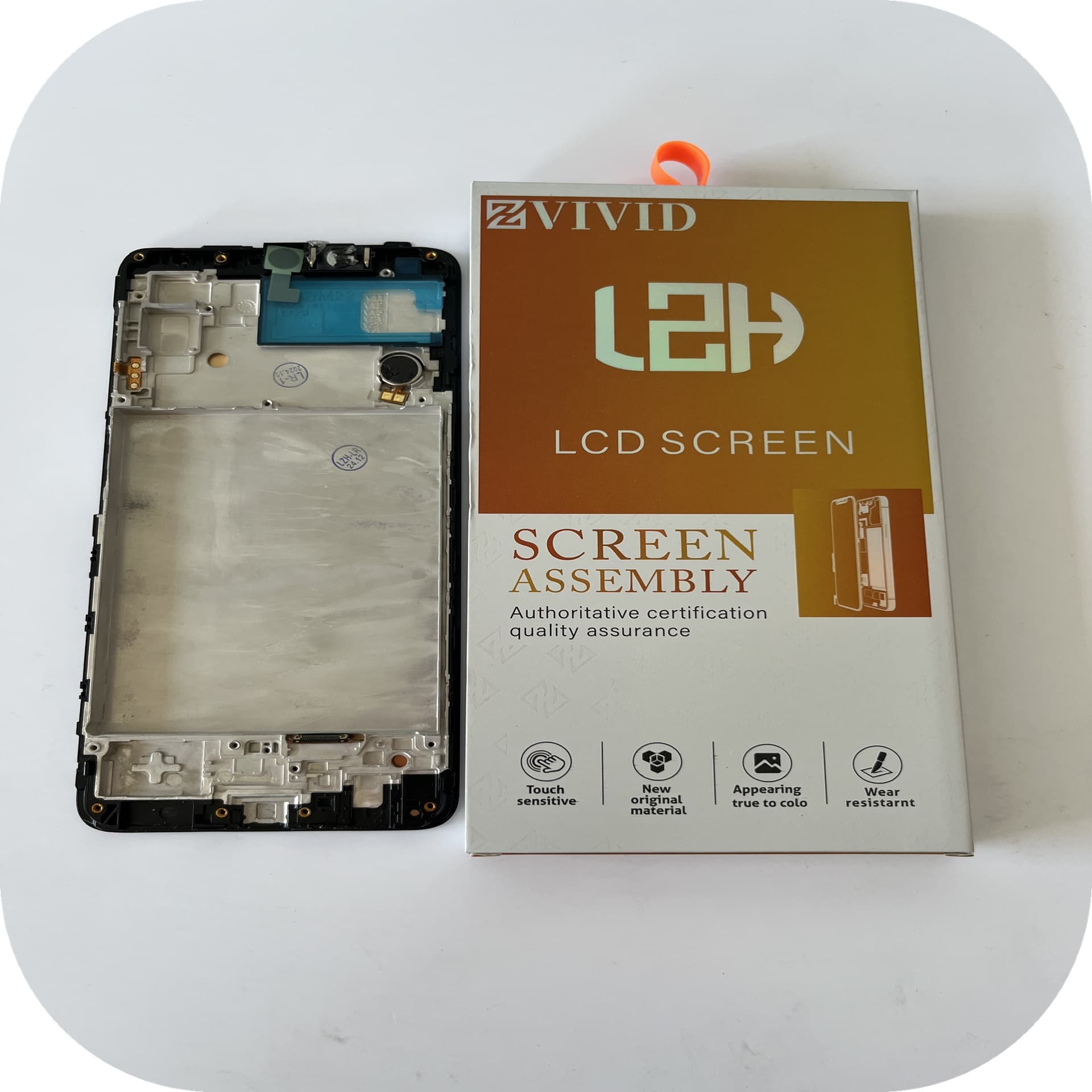 FRONTAL TELA SAMSUNG M22 OLED VIVID COM ARO LZH