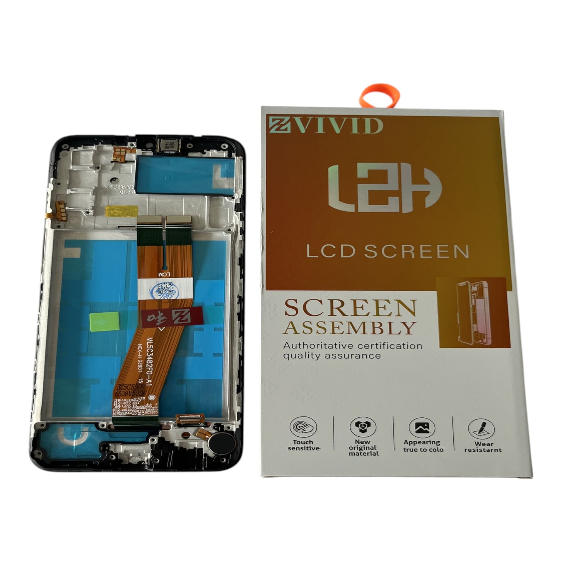 FRONTAL TELA SAMSUNG A02S IPS LCD COM ARO LZH