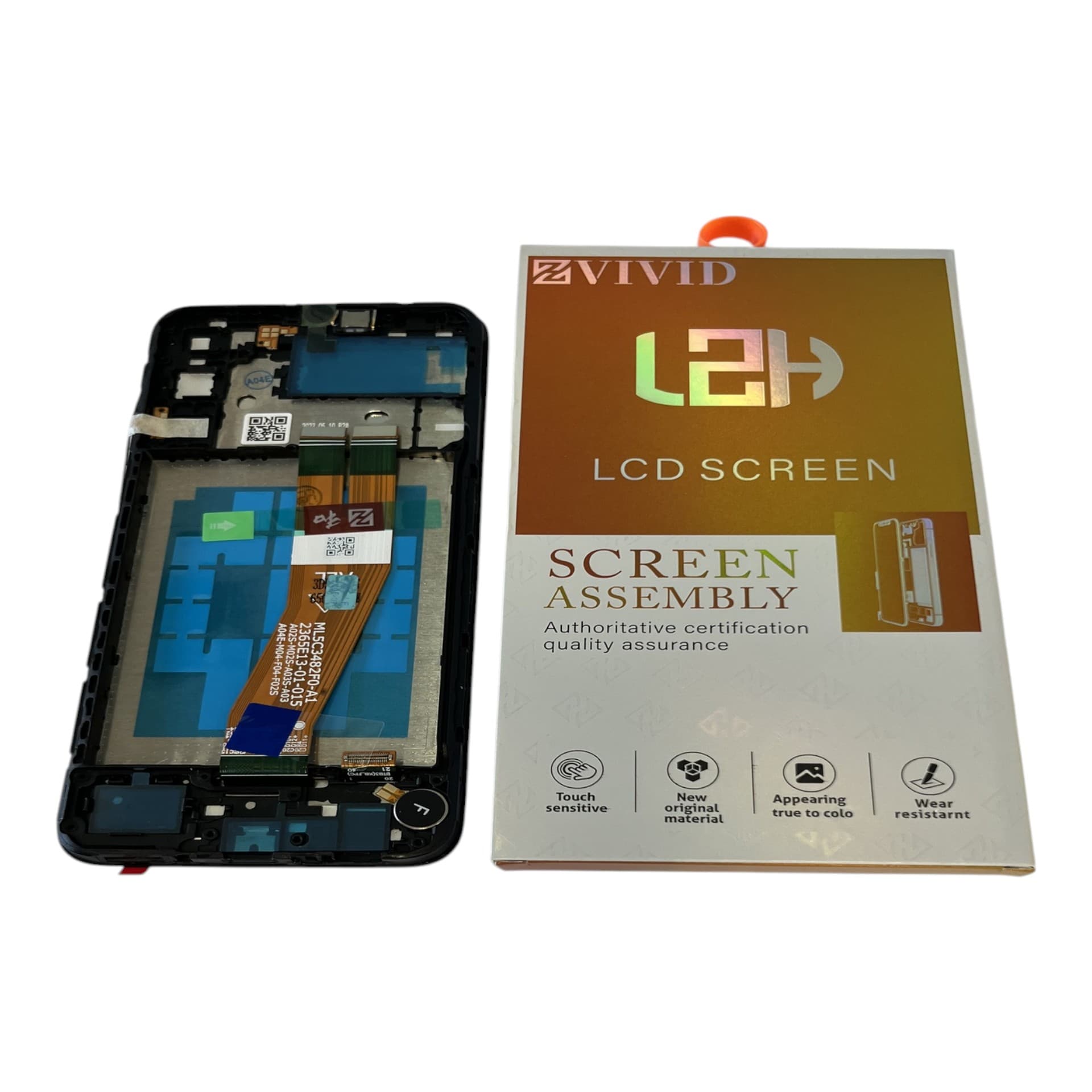FRONTAL TELA SAMSUNG A04E PLS LCD COM ARO LZH