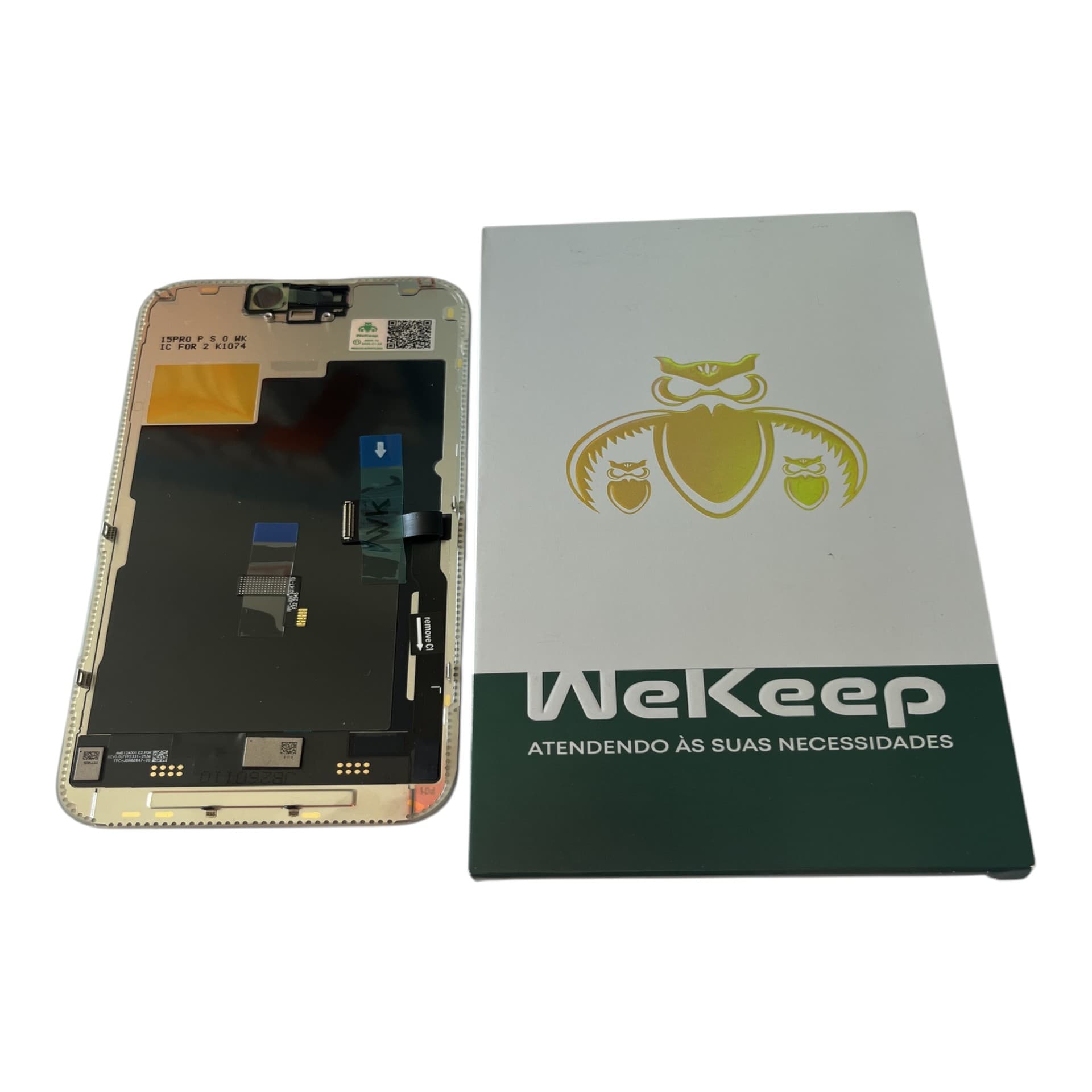 FRONTAL TELA IPHONE 15 PRO OLED WEKEEP