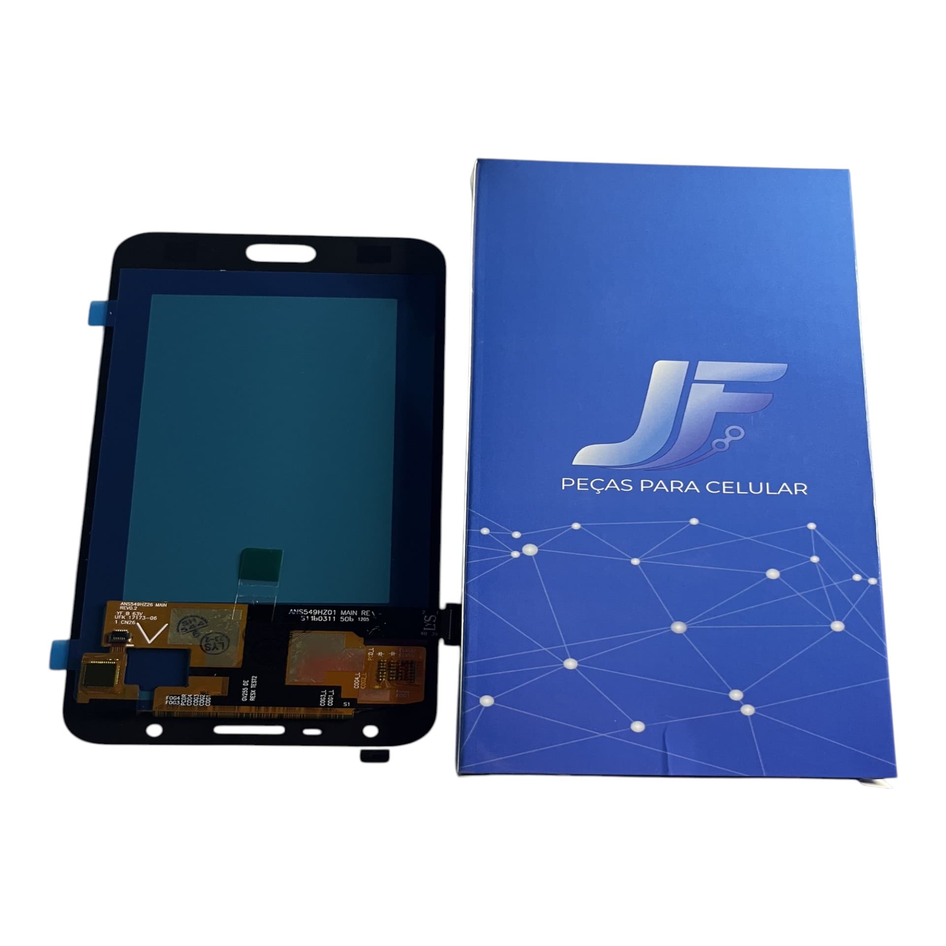 FRONTAL TELA SAMSUNG  J7 NEO OLED DOURADA SEM ARO WCELL