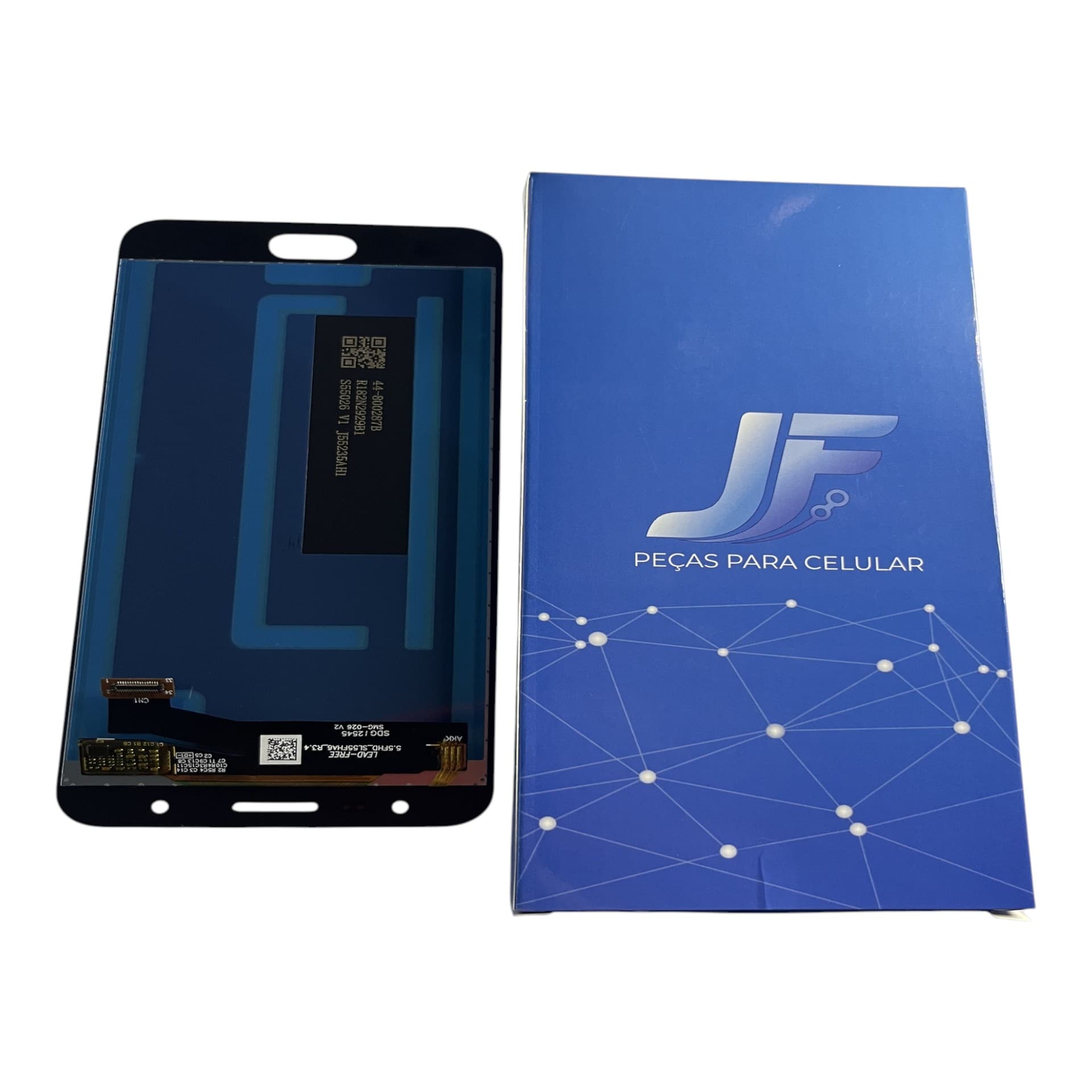 FRONTAL TELA SAMSUNG  J7 PRIME PRETA LCD TFT SEM ARO WCELL