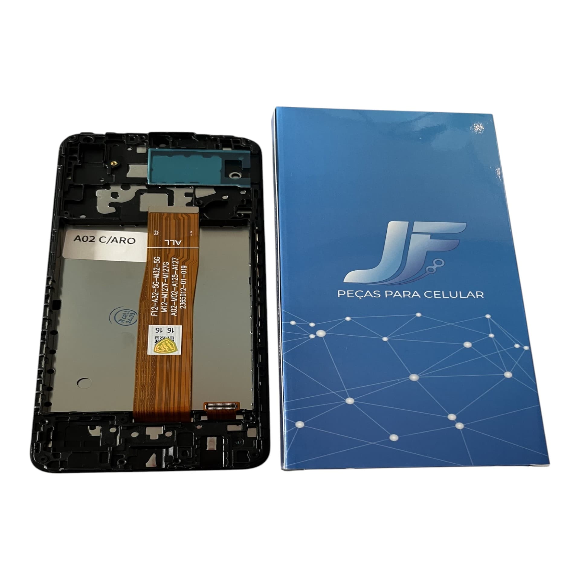 FRONTAL TELA SAMSUNG A02 IPS LCD  COM ARO WCELL