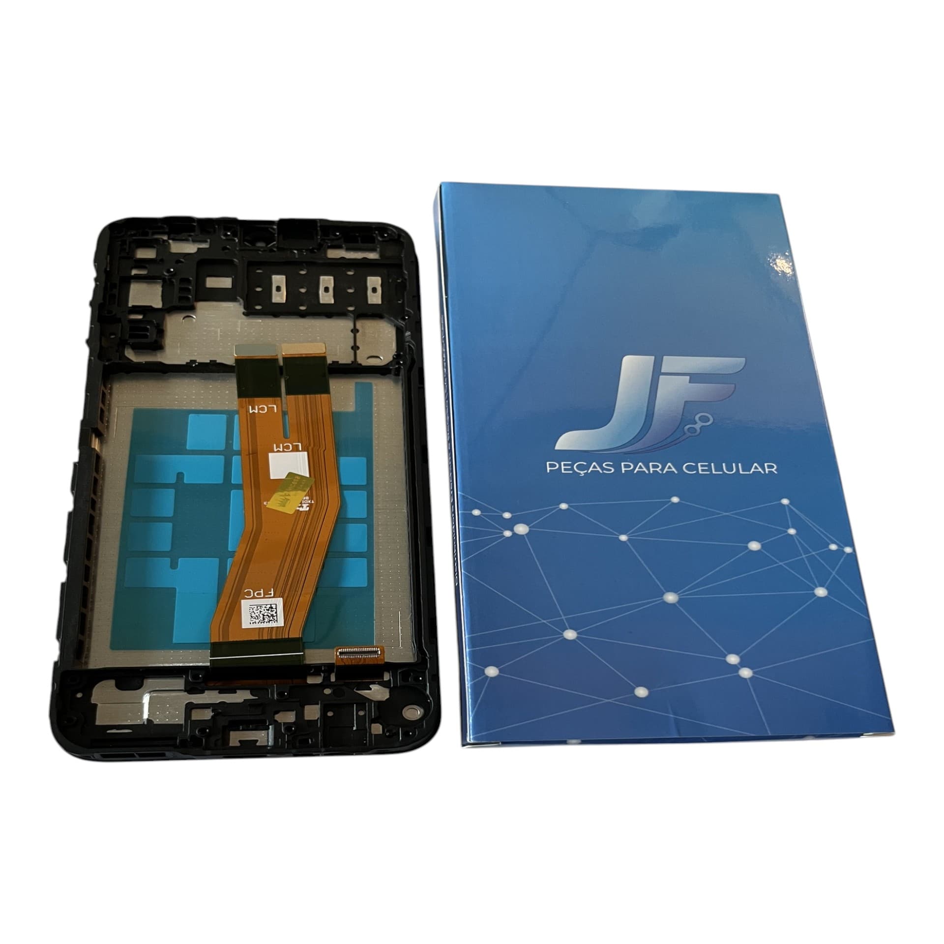 FRONTAL TELA SAMSUNG A14 4G PLS LCD COM ARO WCELL