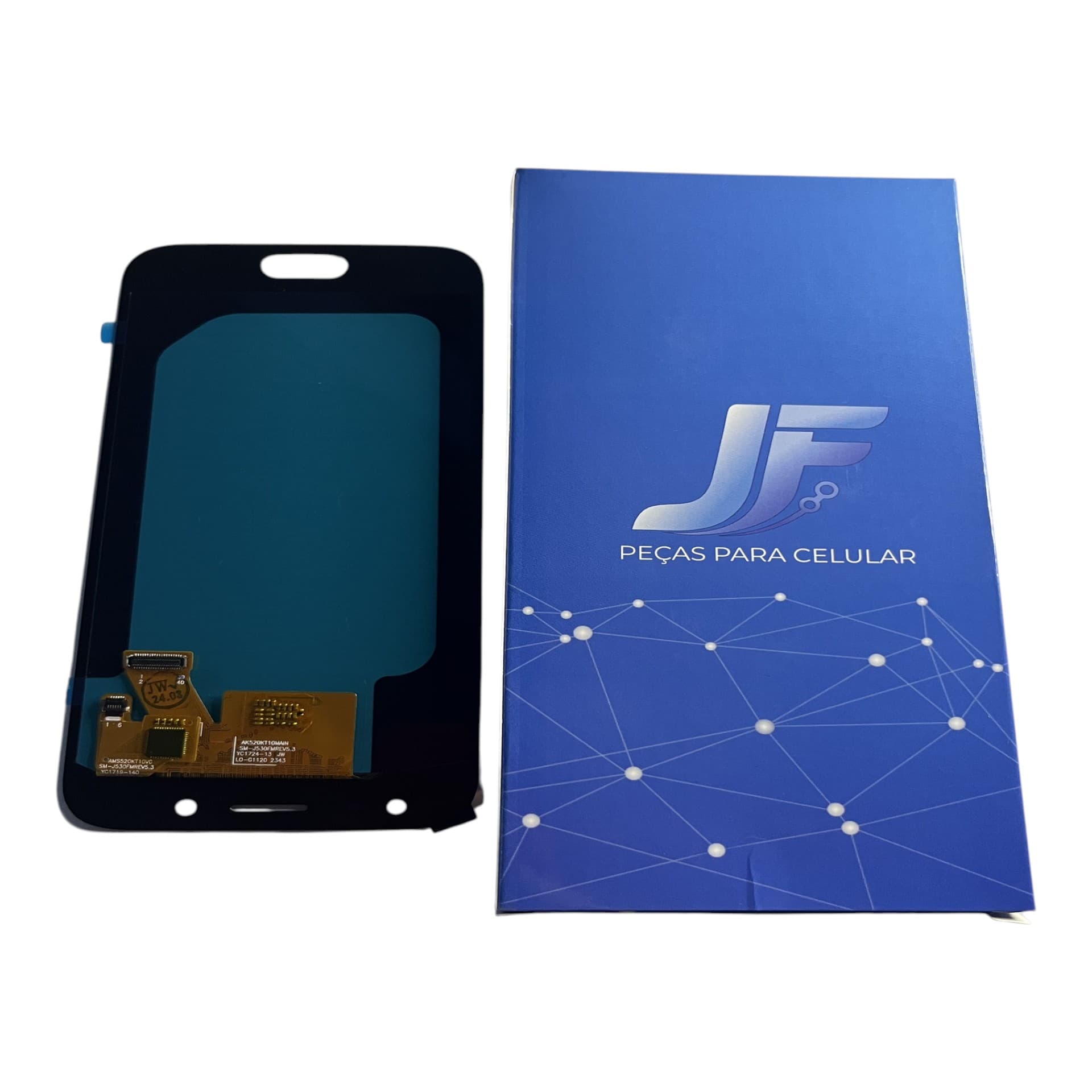 FRONTAL TELA SAMSUNG J5 PRO OLED PRETA SEM ARO WCELL