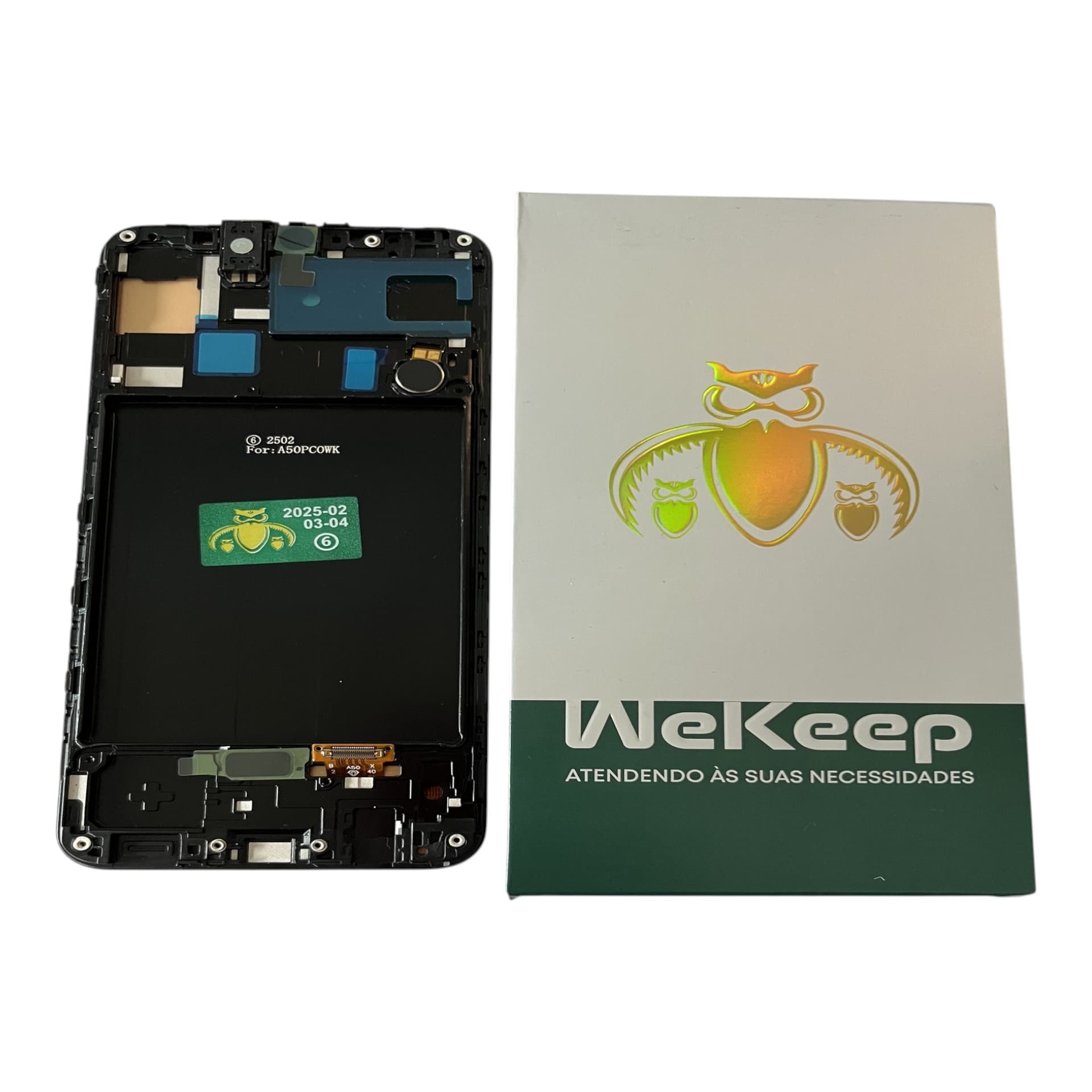 FRONTAL TELA SAMSUNG A30/A50 OLED VIVID COM ARO WEKEEP