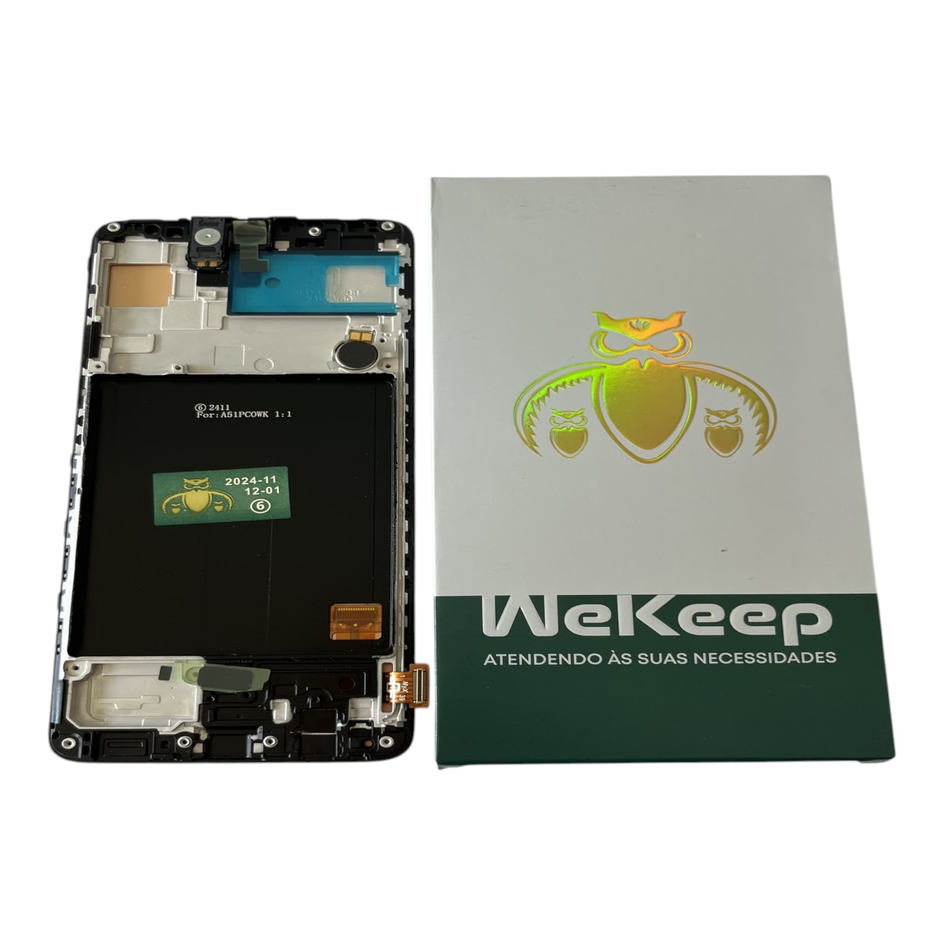 FRONTAL TELA SAMSUNG A51 OLED VIVID COM ARO WEKEEP