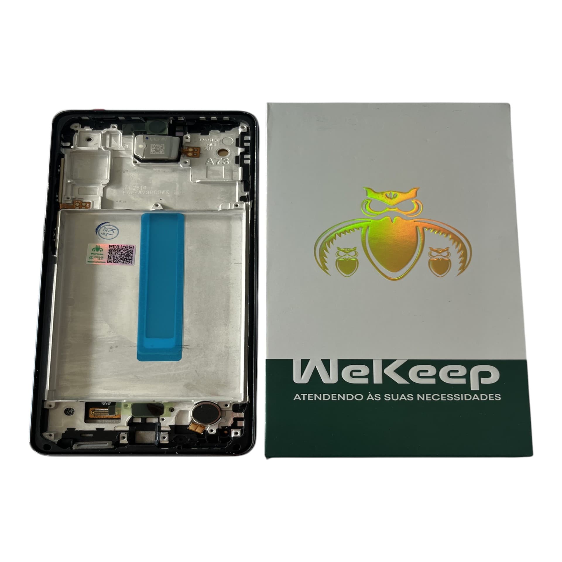 FRONTAL TELA SAMSUNG A73 OLED VIVID COM ARO WEKEEP