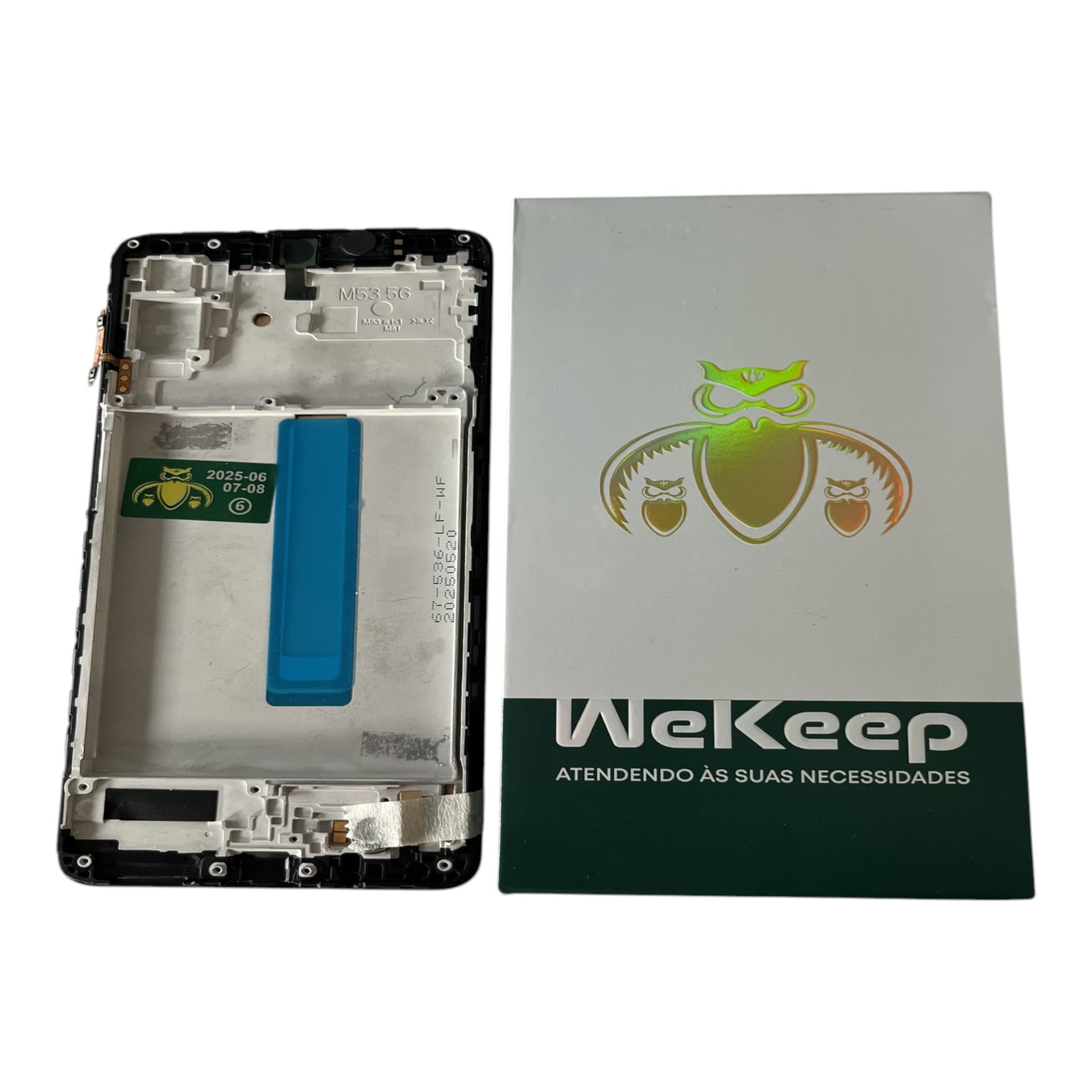 FRONTAL TELA SAMSUNG M53 OLED VIVID COM ARO WEKEEP