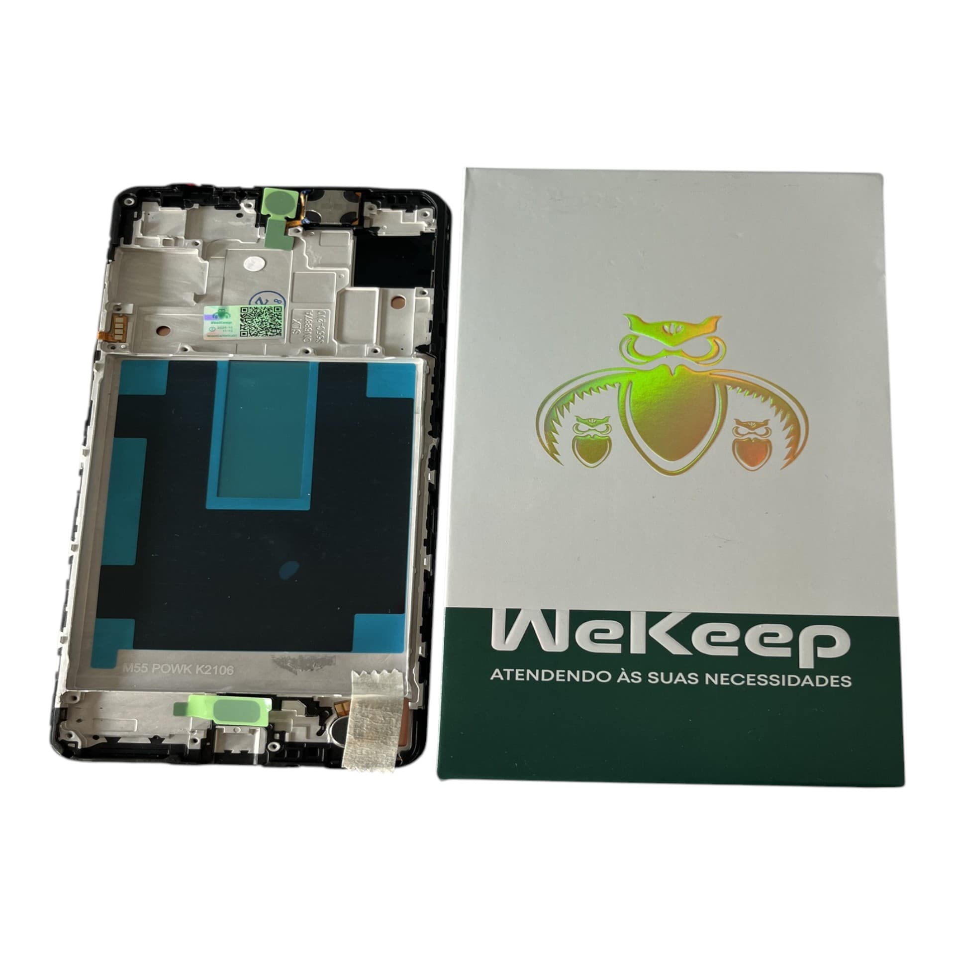 FRONTAL TELA SAMSUNG M55 OLED VIVID COM ARO WEKEEP