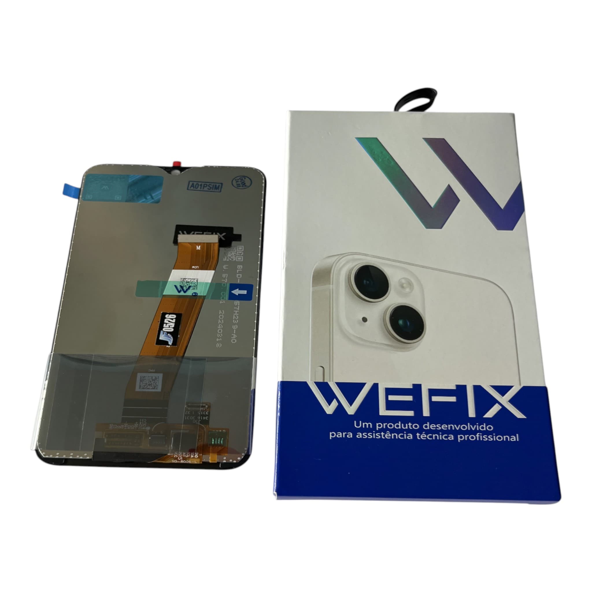 FRONTAL TELA SAMSUNG A01 PLS TFT  SEM ARO WEFIX