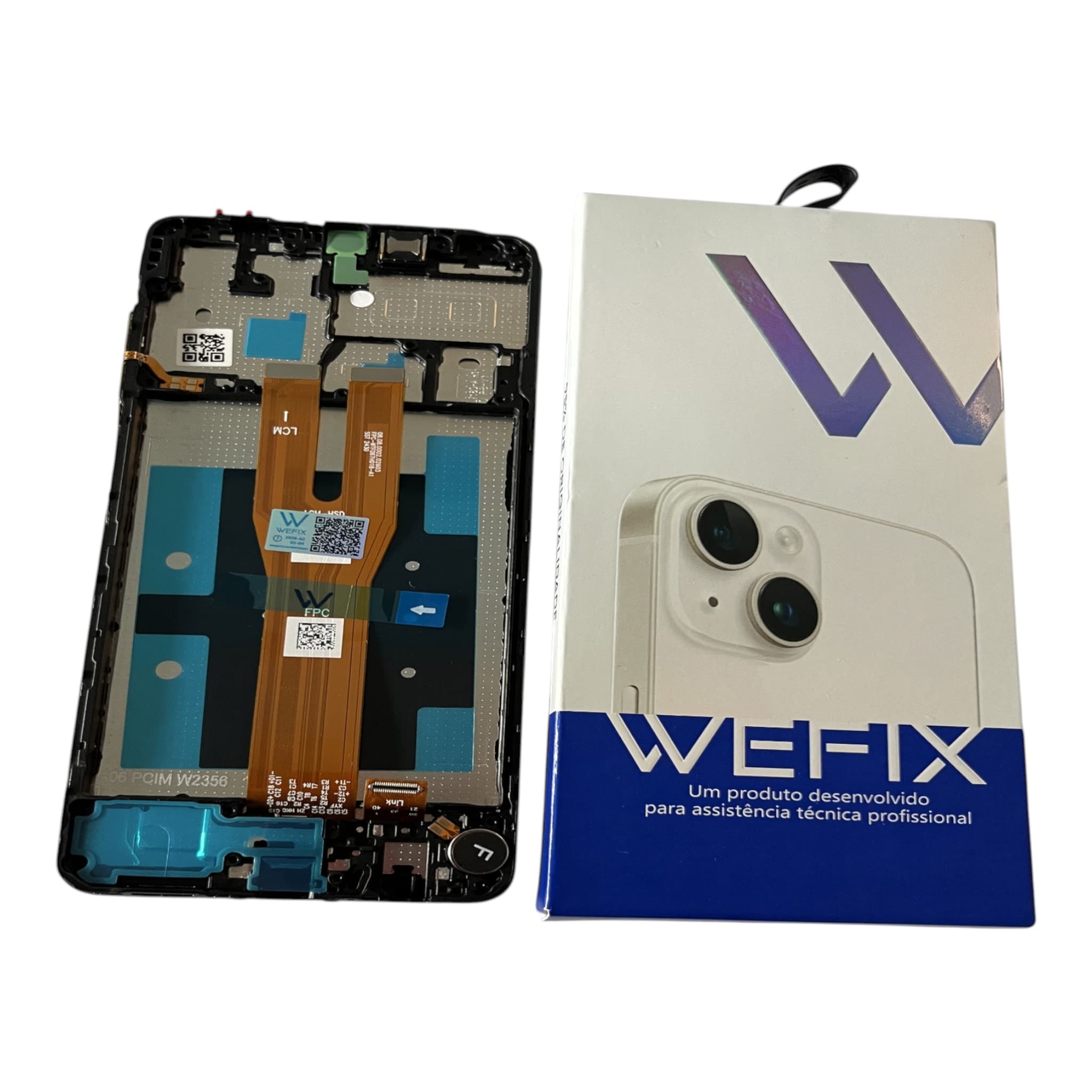 FRONTAL TELA SAMSUNG A06 4G PLS LCD COM ARO WEFIX
