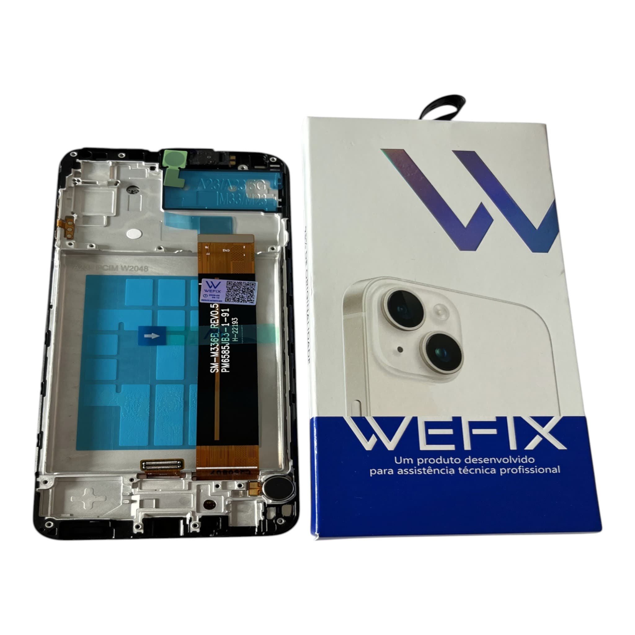 FRONTAL TELA SAMSUNG A23 4G PLS LCD COM ARO WEFIX