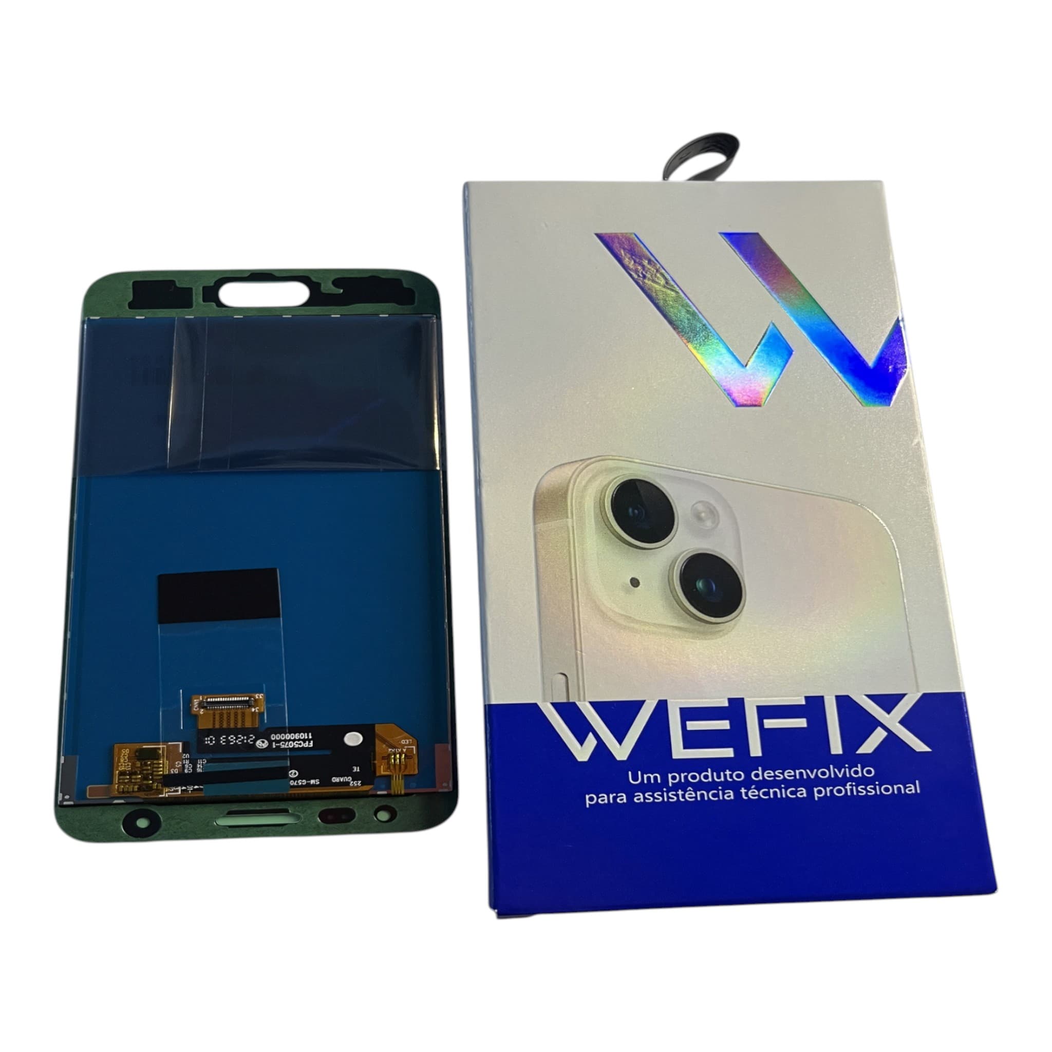 FRONTAL TELA SAMSUNG J5 PRIME BRANCA LCD TFT SEM ARO WEFIX