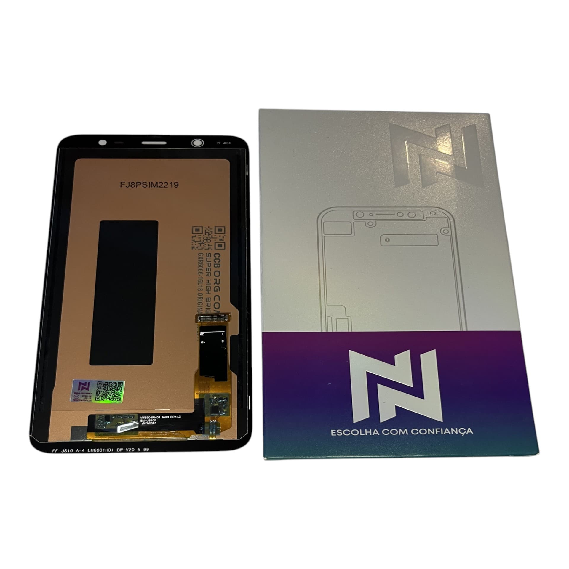 FRONTAL TELA SAMSUNG  J8 LCD INCELL SEM ARO NN