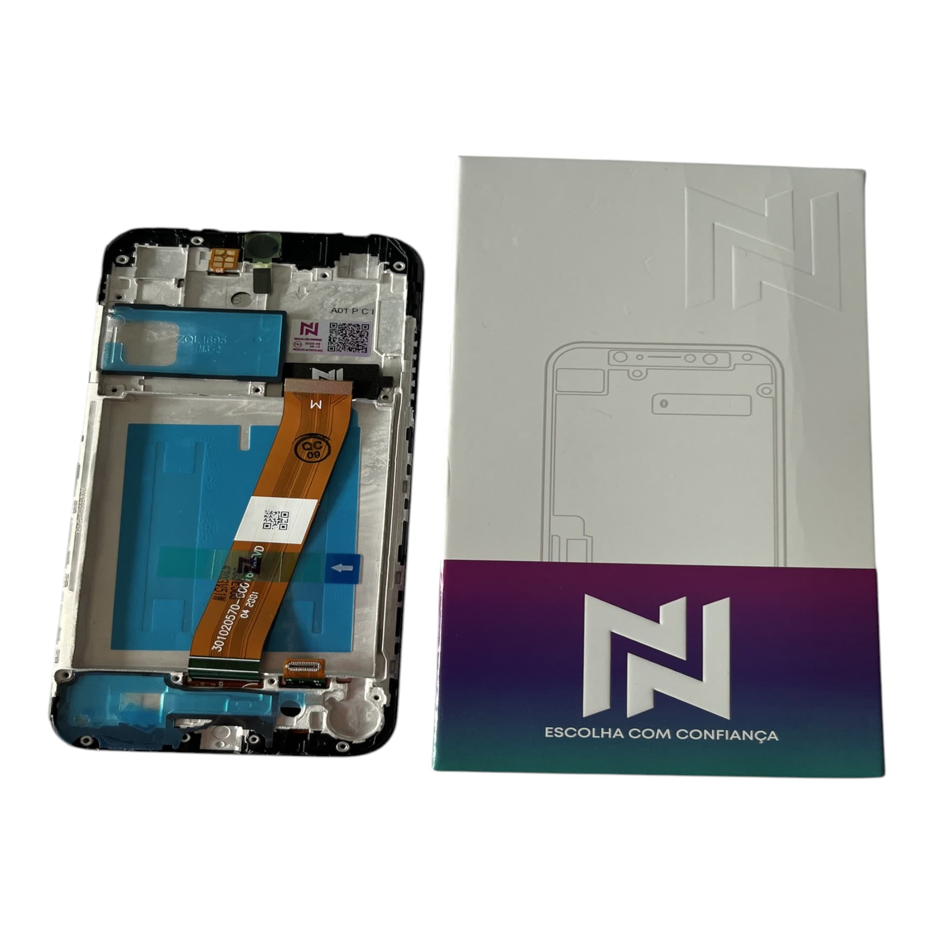 FRONTAL TELA SAMSUNG A01 PLS TFT COM ARO NN