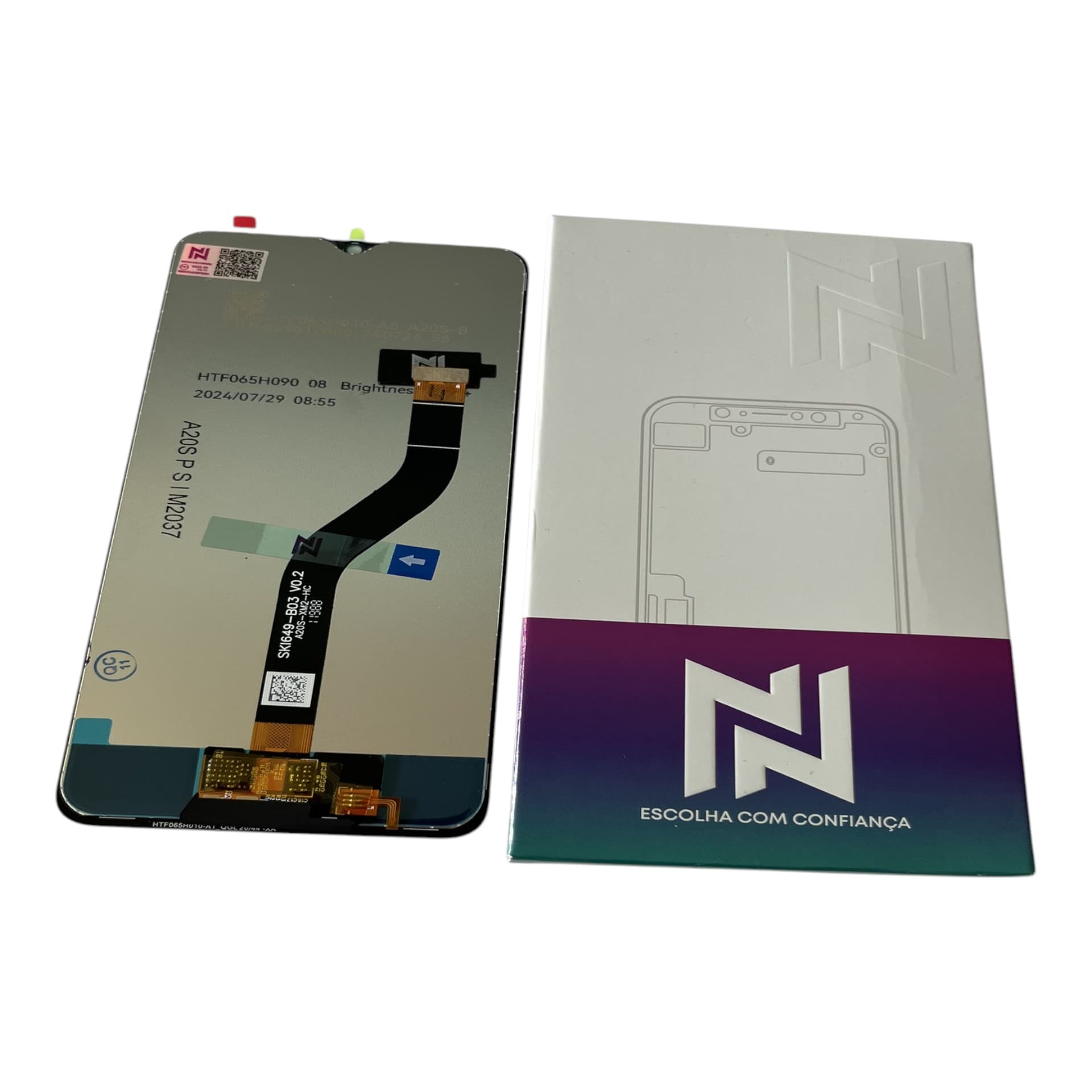 FRONTAL TELA SAMSUNG A20S TFT LCD SEM ARO NN