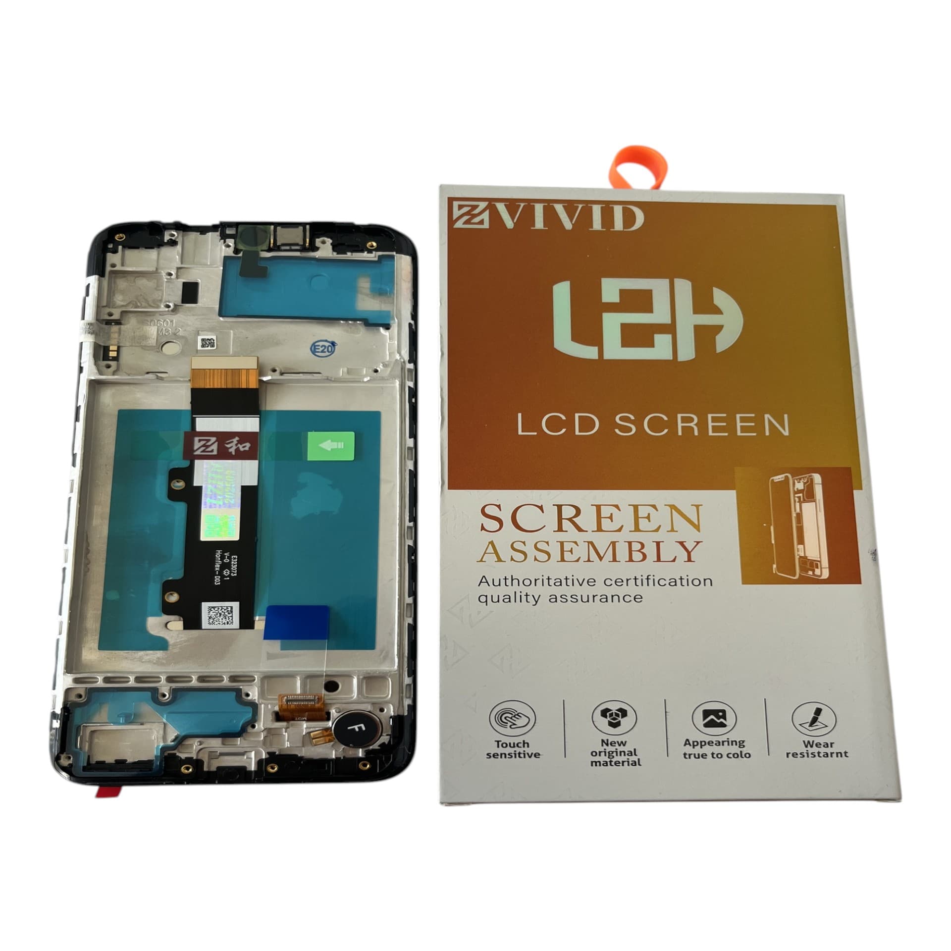 FRONTAL TELA MOTOROLA E20 IPS LCD COM ARO LZH