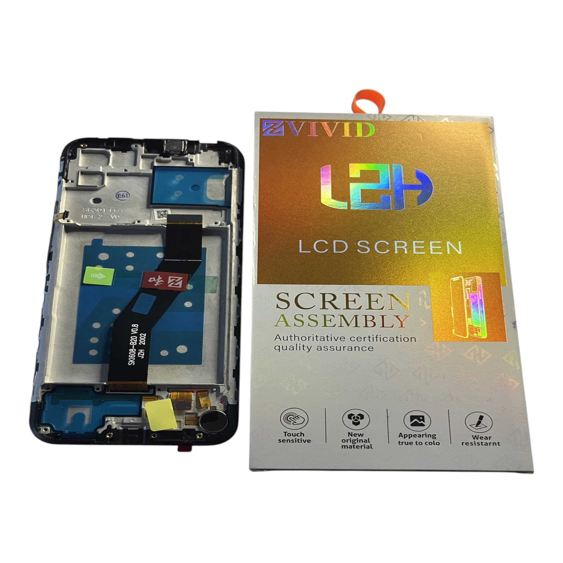 FRONTAL TELA MOTOROLA E6I IPS LCD COM ARO LZH