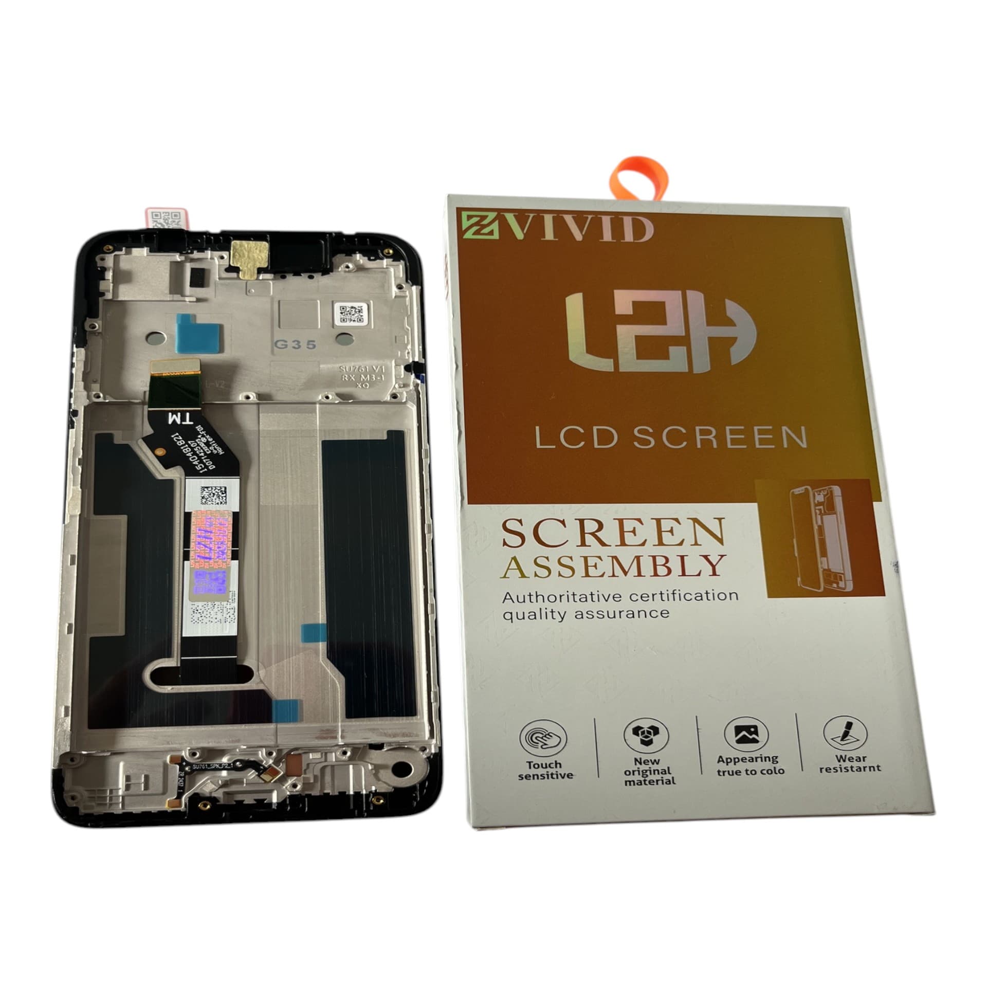 FRONTAL TELA MOTOROLA G35 IPS LCD COM ARO LZH