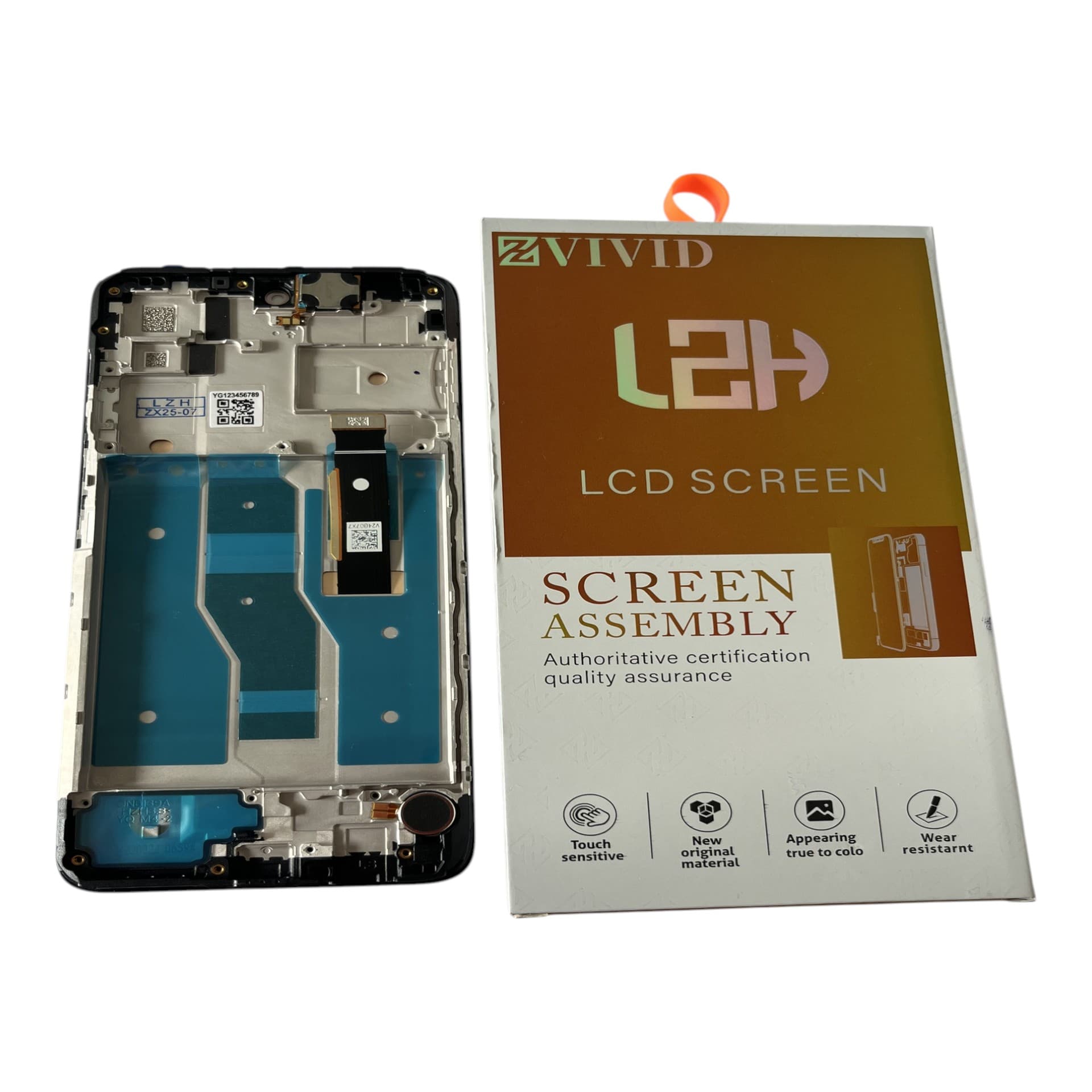 FRONTAL TELA MOTOROLA G52 / G82 OLED COM ARO LZH