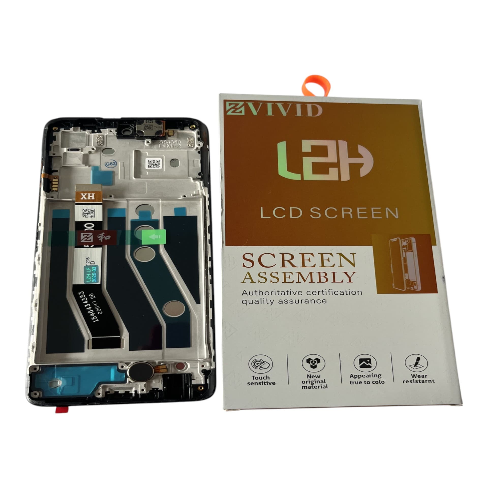 FRONTAL TELA MOTOROLA G62 IPS LCD COM ARO LZH