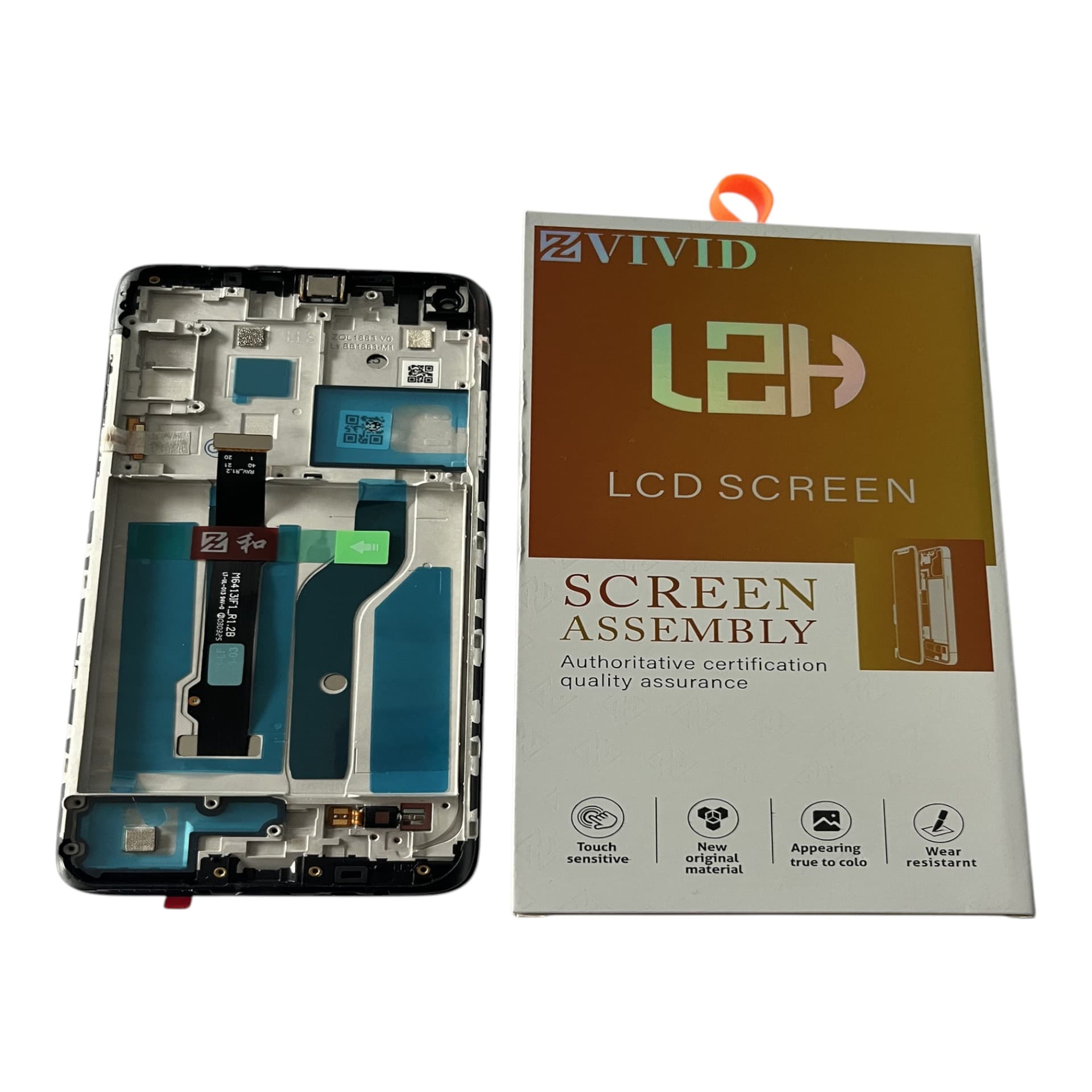 FRONTAL TELA MOTOROLA G8 IPS LCD COM ARO LZH
