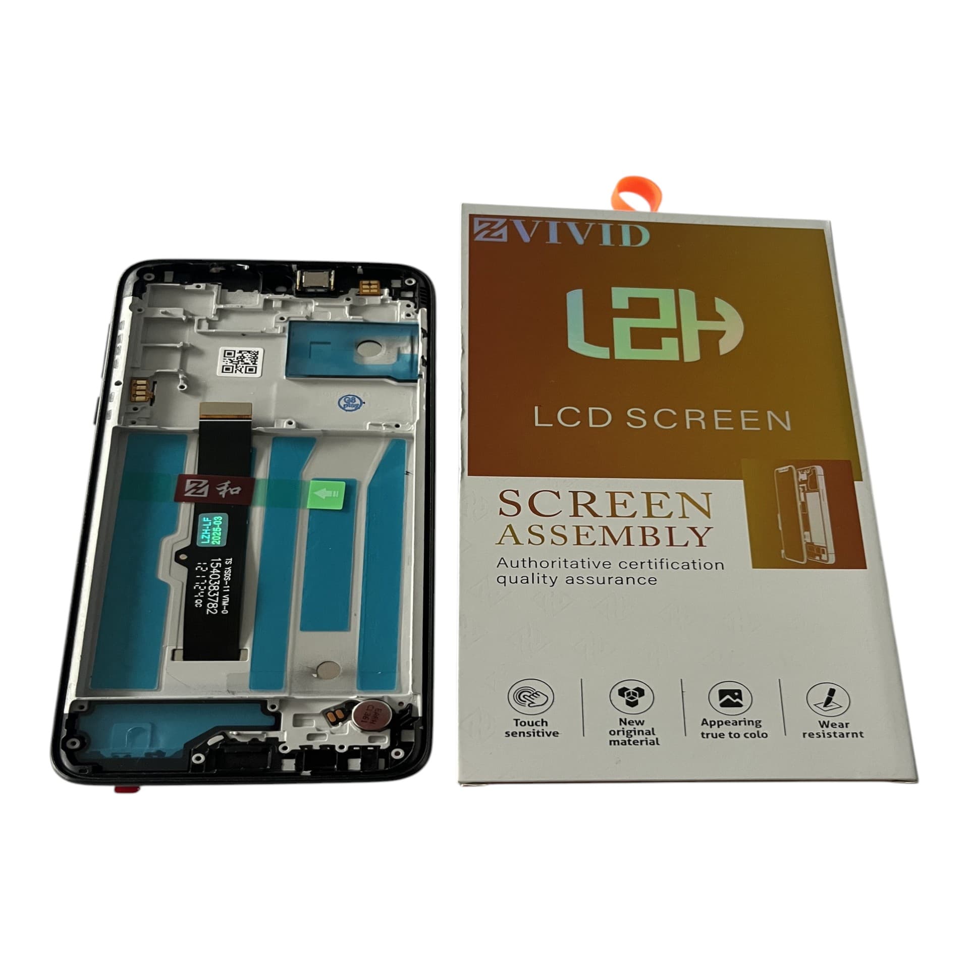 FRONTAL TELA MOTOROLA G8 PLAY IPS LCD COM ARO LZH