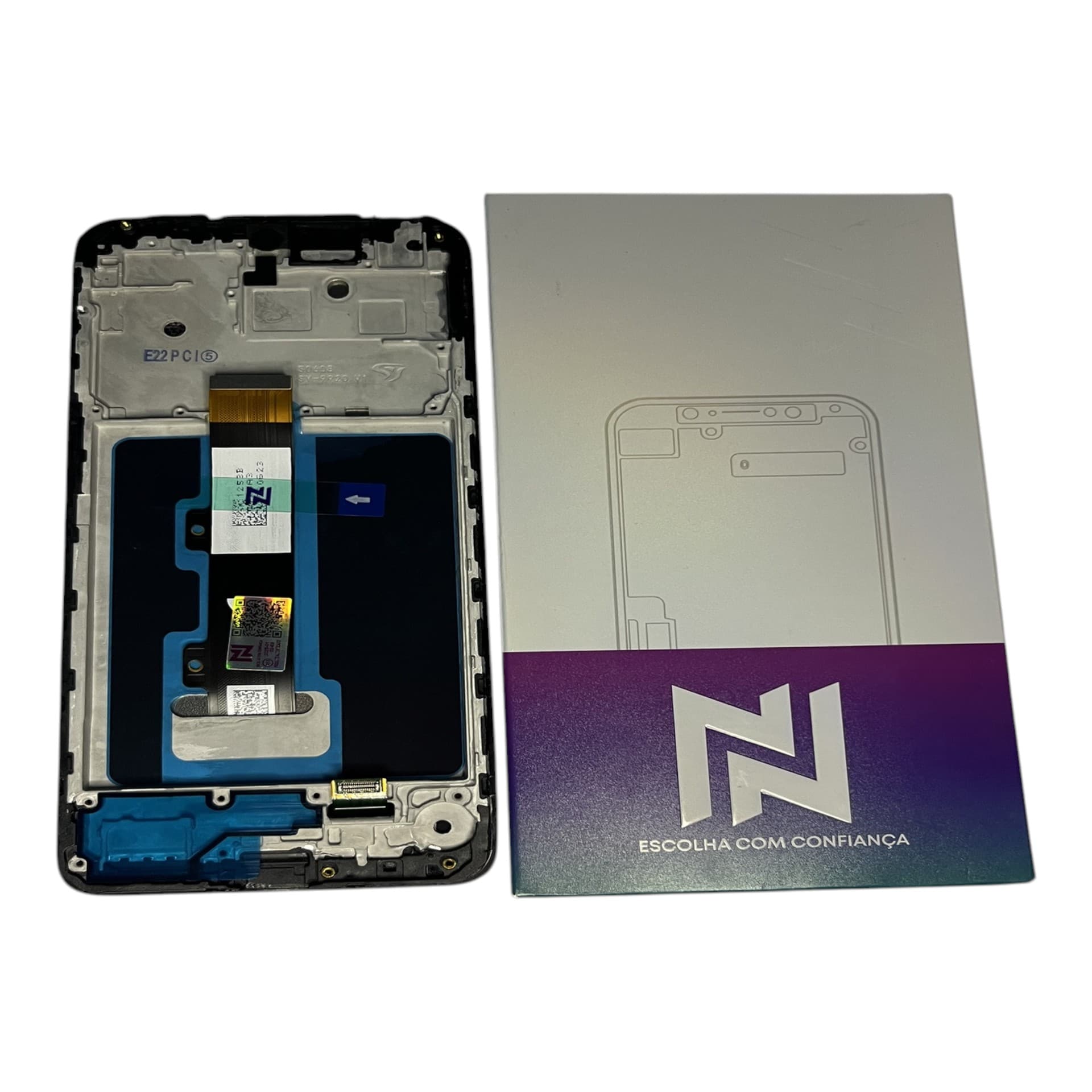 FRONTAL TELA MOTOROLA E22 / E22I  IPS LCD COM ARO NN