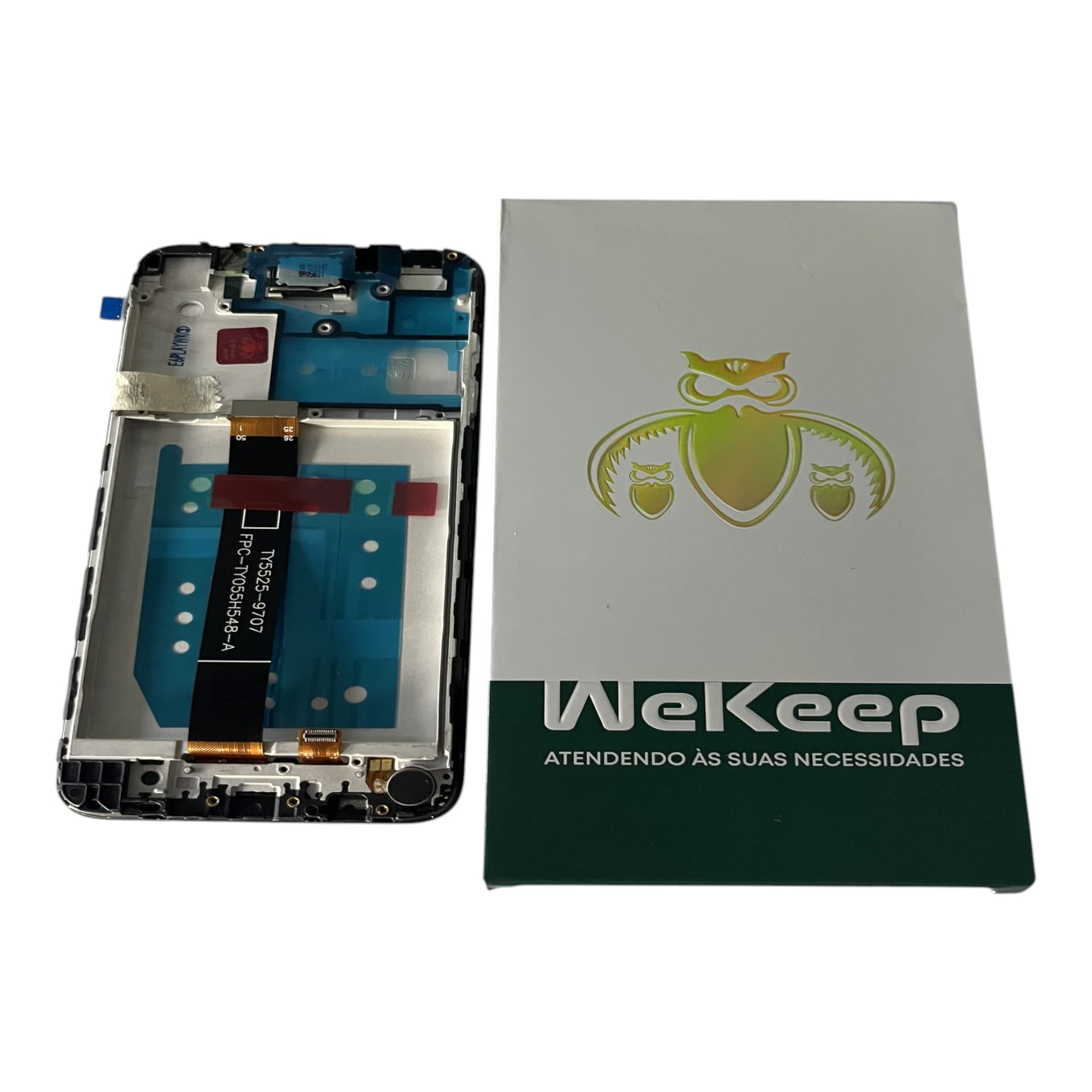 FRONTAL TELA MOTOROLA E6 PLAY IPS LCD COM ARO WEKEEP