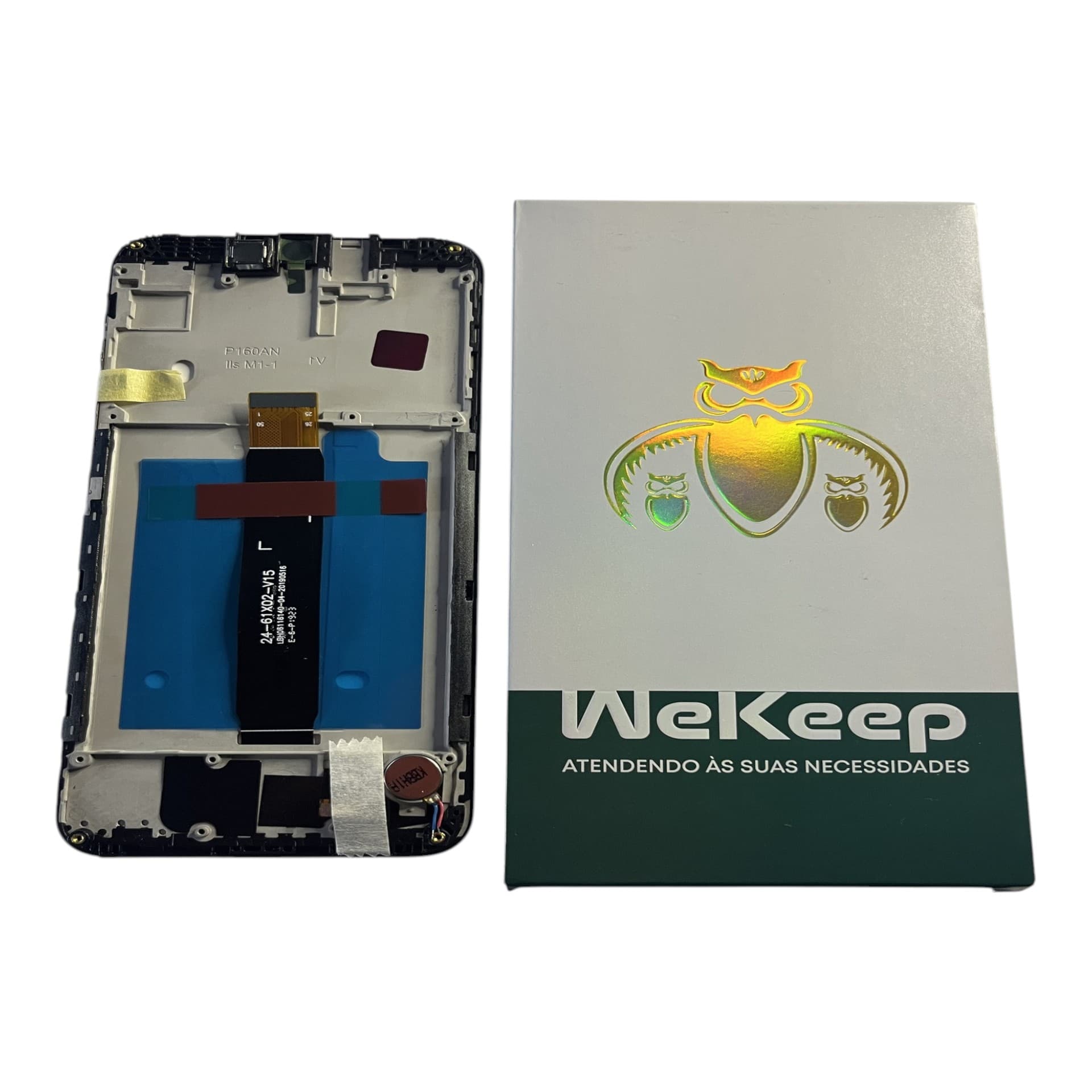 FRONTAL TELA MOTOROLA E6 PLUS IPS LCD COM ARO WEKEEP