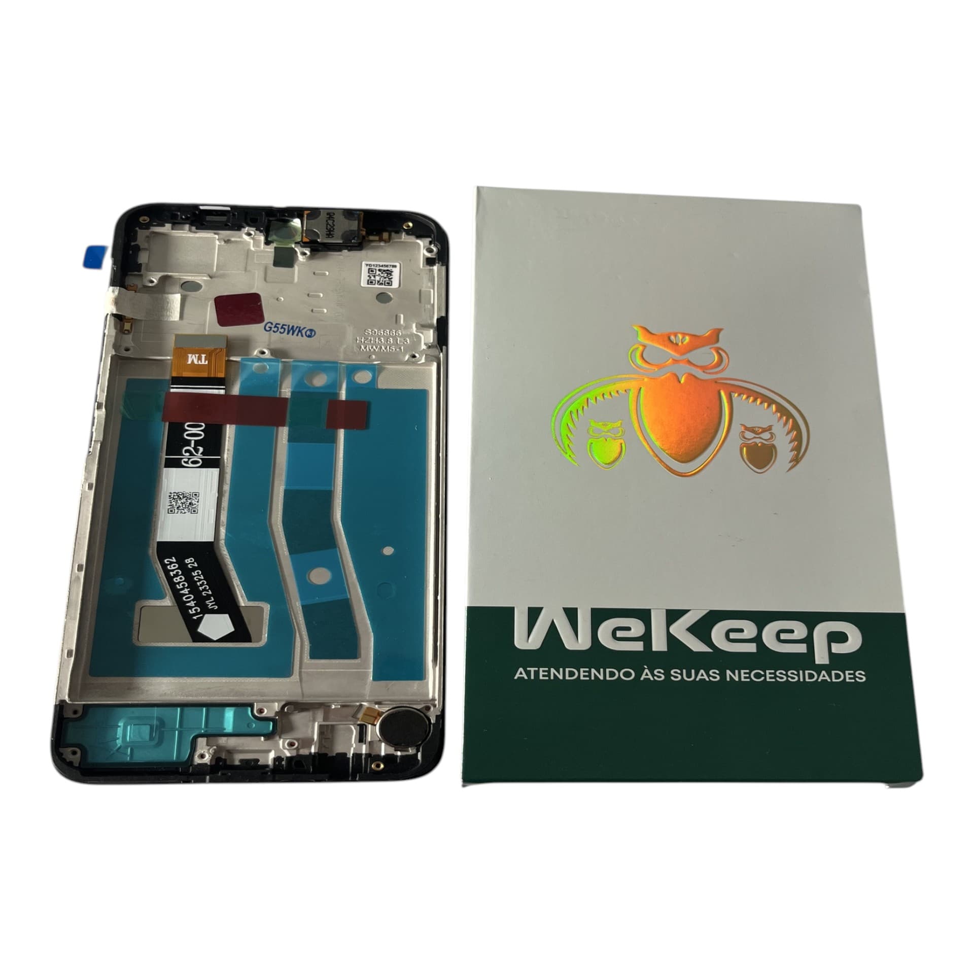 FRONTAL TELA MOTOROLA G55 IPS LCD COM ARO WEKEEP