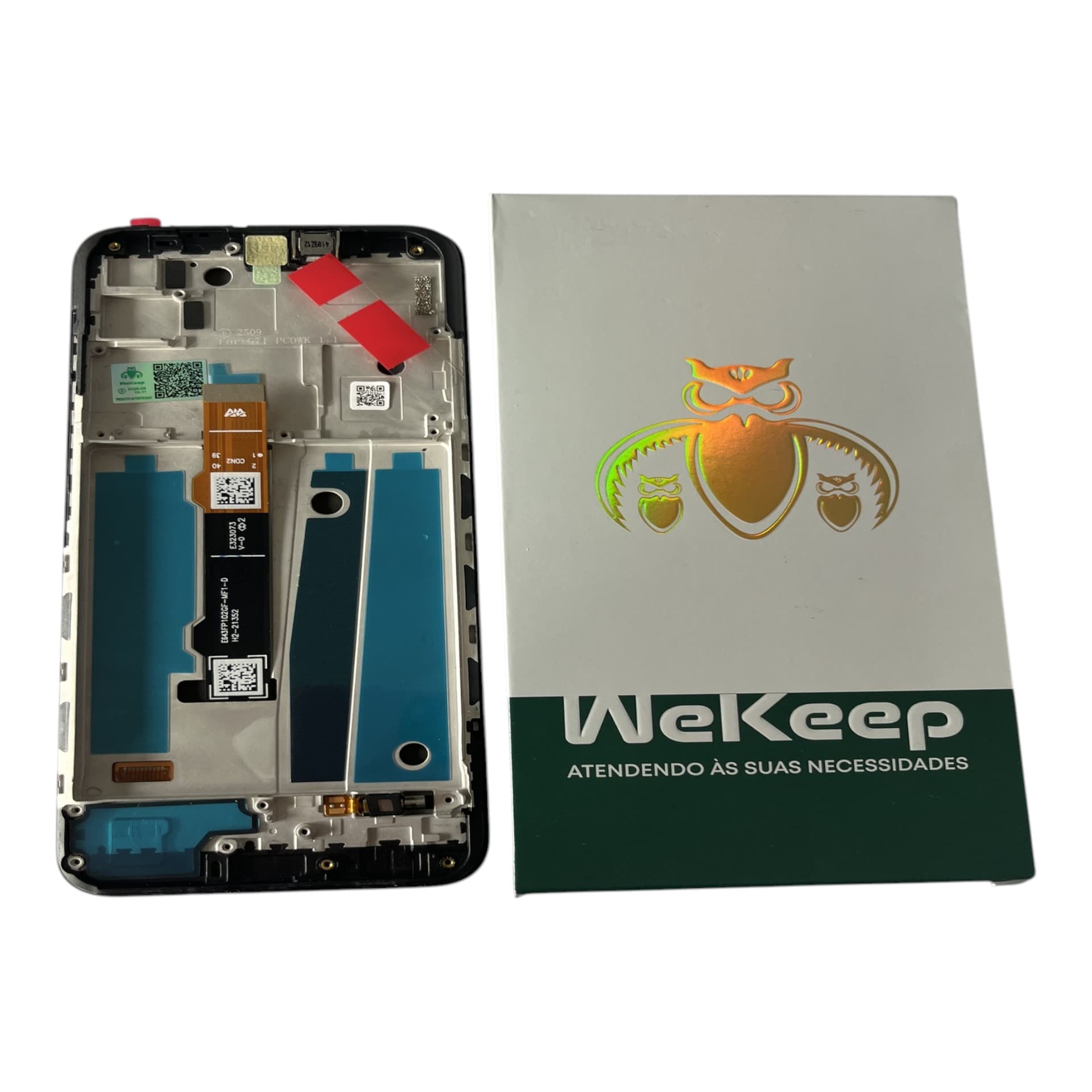 FRONTAL TELA MOTOROLA G71 OLED VIVID COM ARO WEKEEP