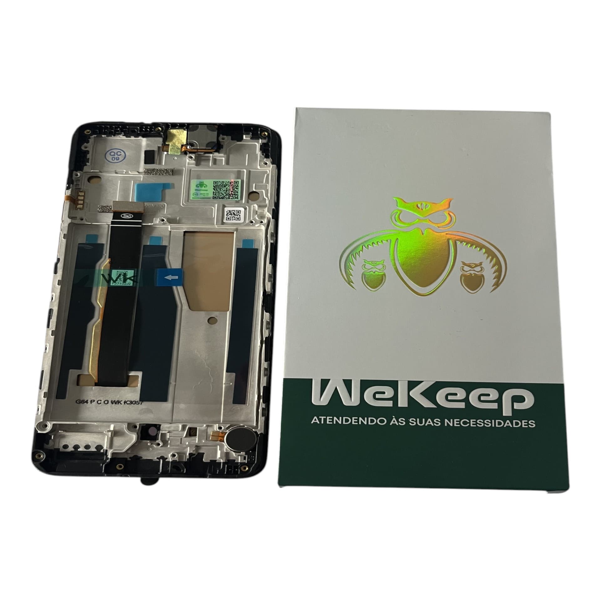 FRONTAL TELA MOTOROLA G84 OLED VIVID COM ARO WEKEEP