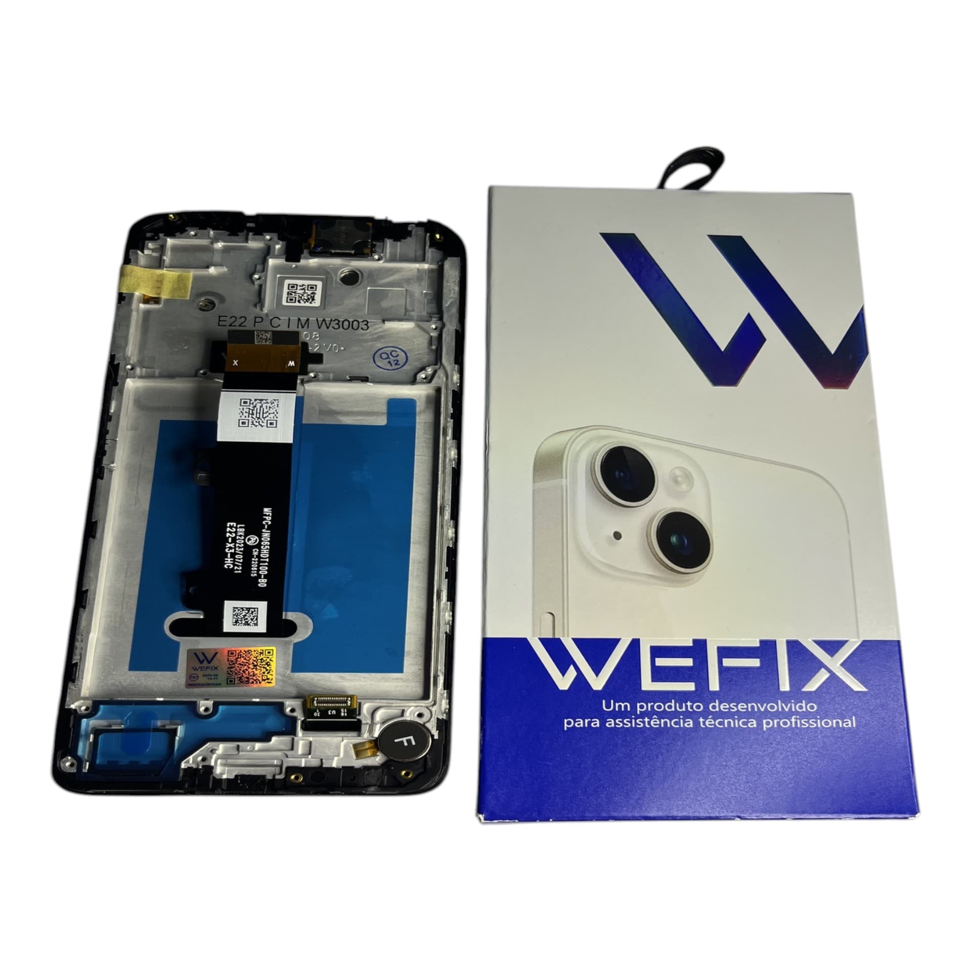 FRONTAL TELA MOTOROLA E22/ E22I IPS LCD COM ARO WEFIX