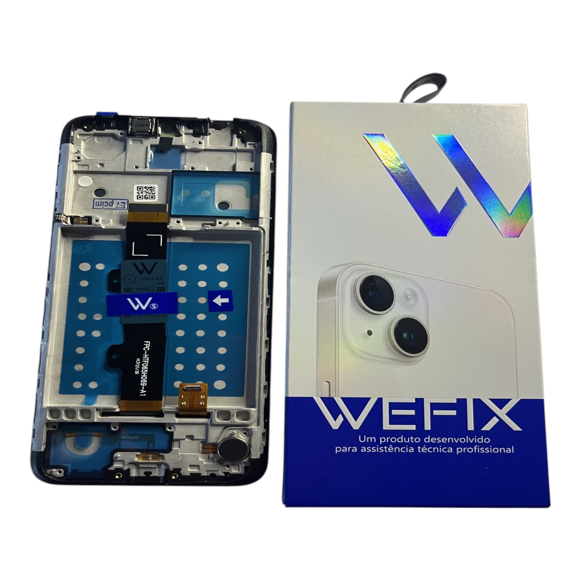FRONTAL TELA MOTOROLA E7 IPS LCD COM ARO WEFIX