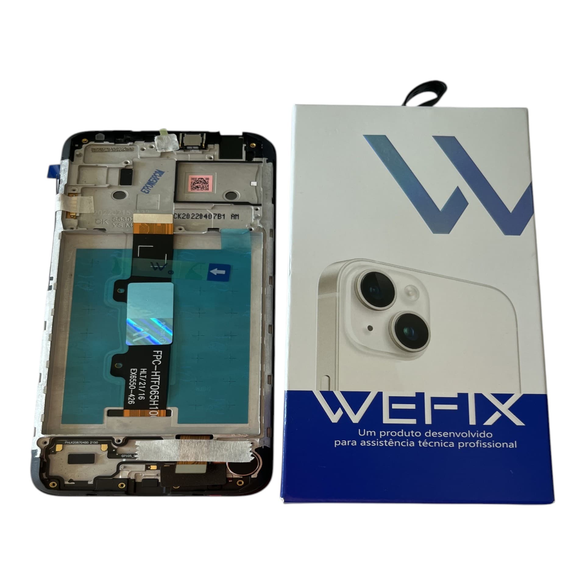 FRONTAL TELA MOTOROLA E7 POWER IPS LCD COM ARO WEFIX