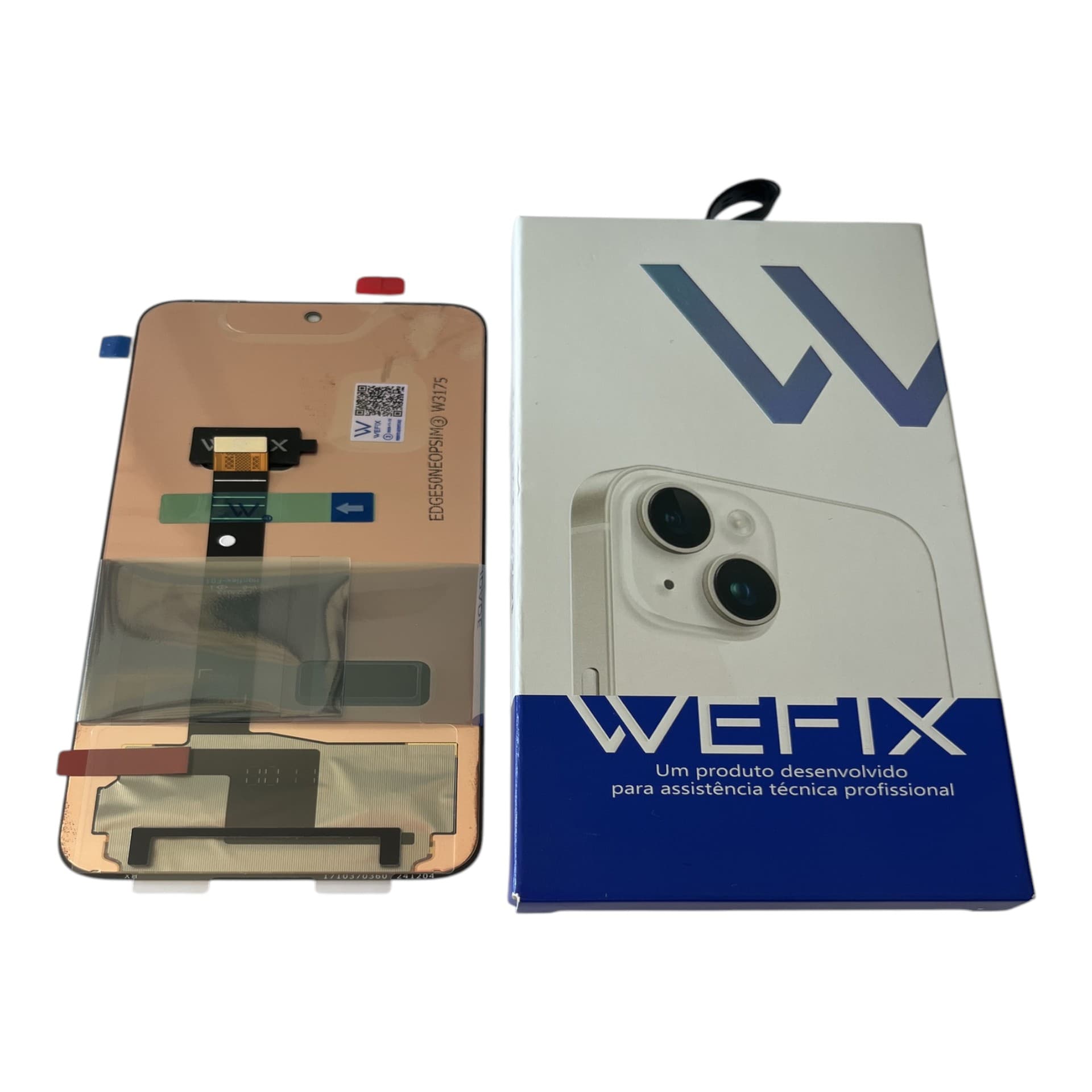 FRONTAL TELA MOTOROLA EDGE 50 NEO OLED SEM ARO NACIONAL WEFIX