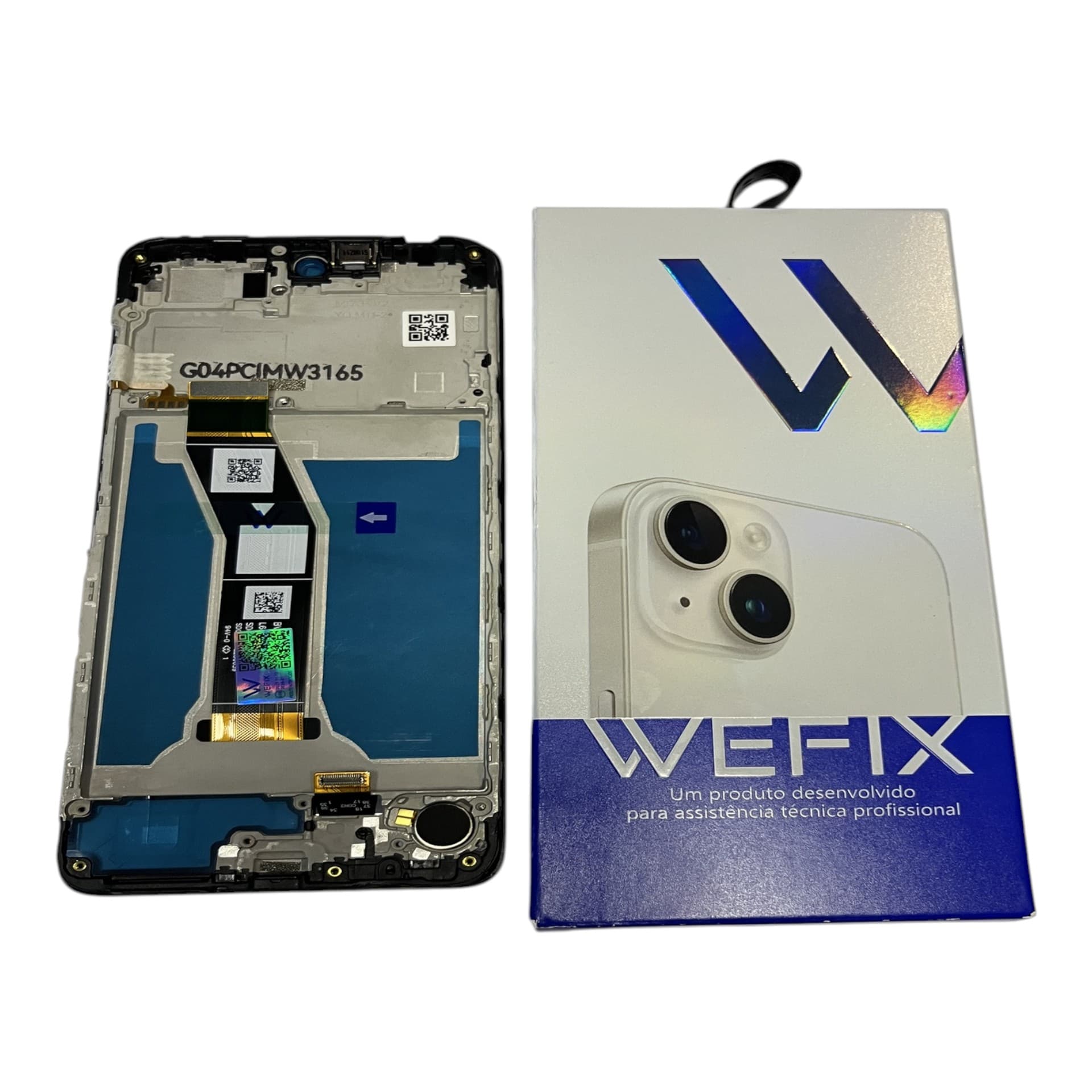 FRONTAL TELA MOTOROLA G04 / G04S IPS LCD COM ARO WEFIX