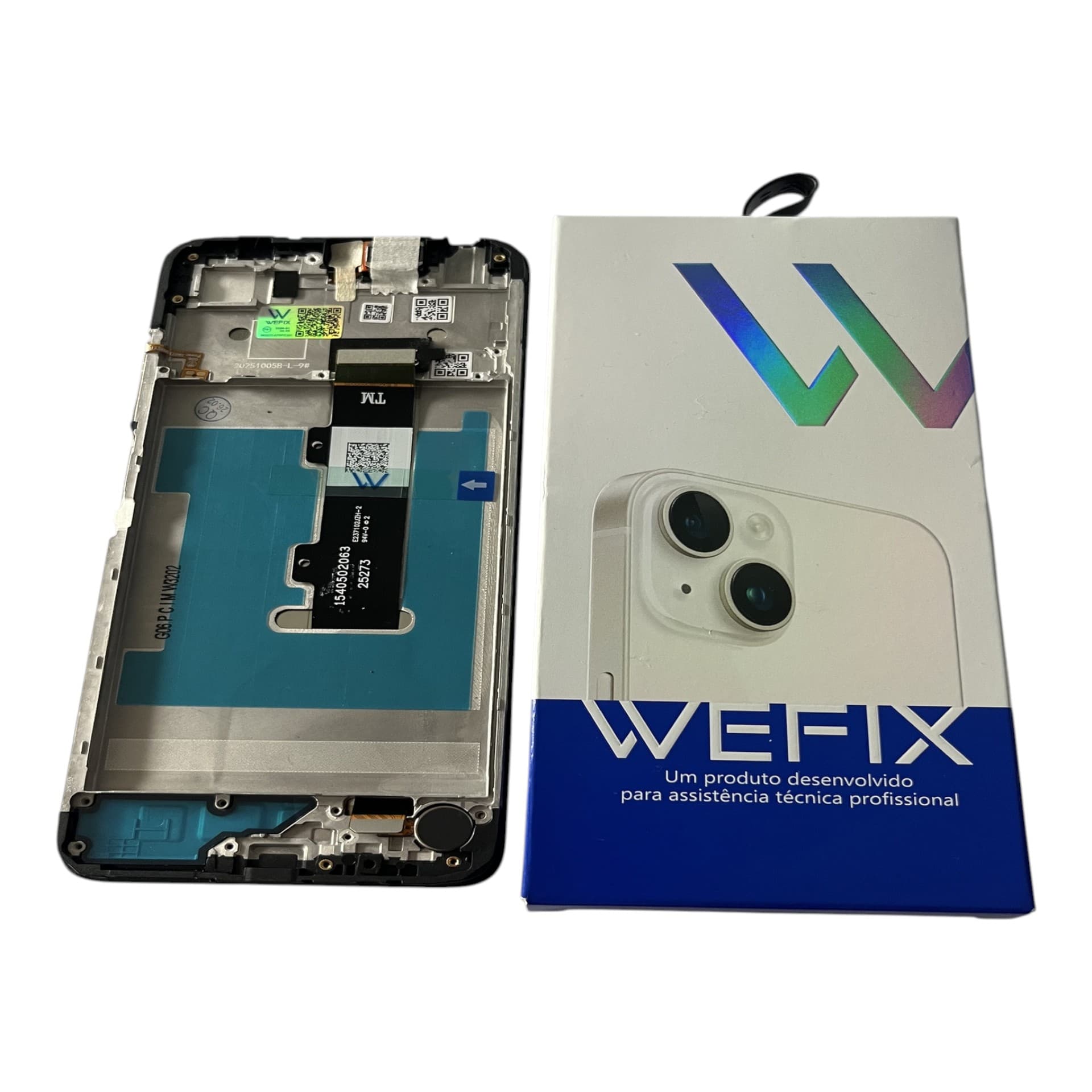 FRONTAL TELA MOTOROLA G06 IPS LCD COM ARO WEFIX
